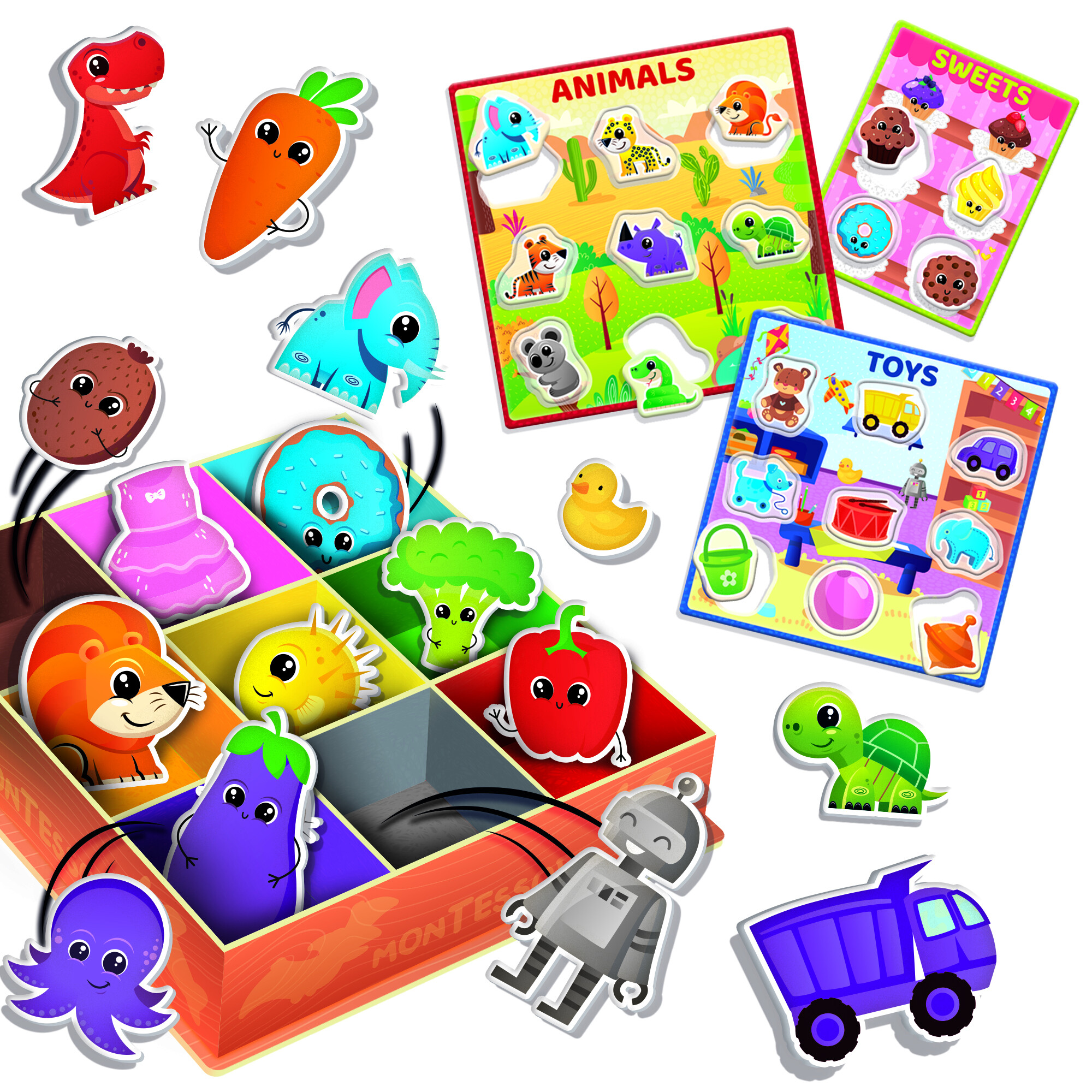 Montessori baby box colours - LISCIANI