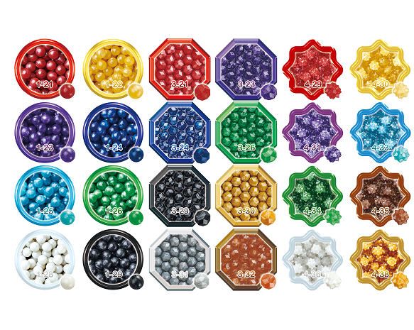 Shiny bead pack - il gioco delle perline che si attaccano con l'acqua - AQUABEADS