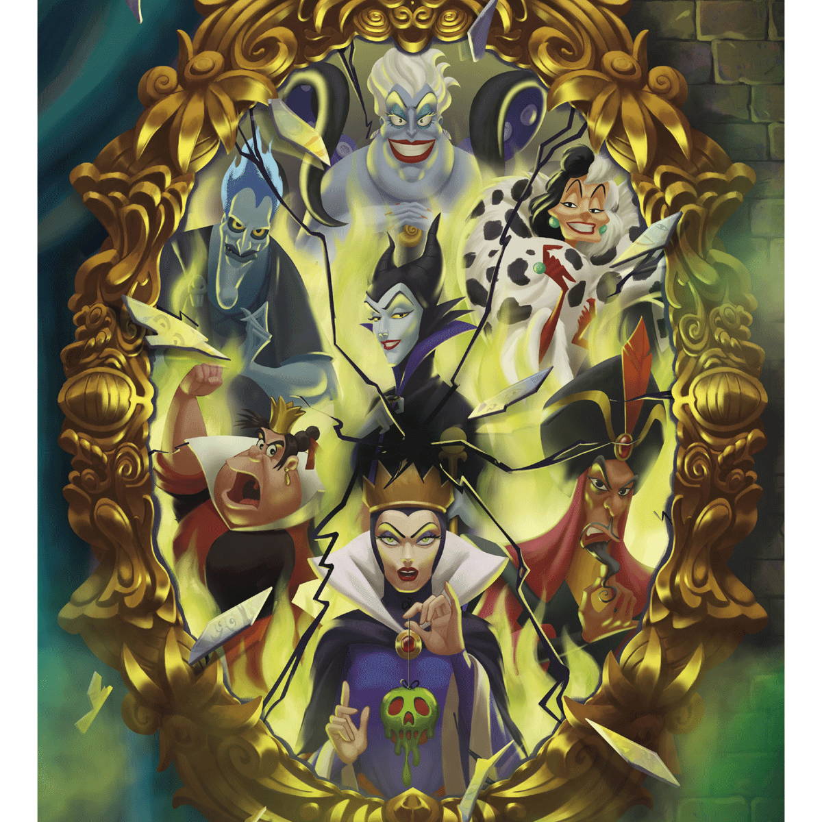 Clementoni- Disney Villains 1000 Pezzi-Puzzle Adulti