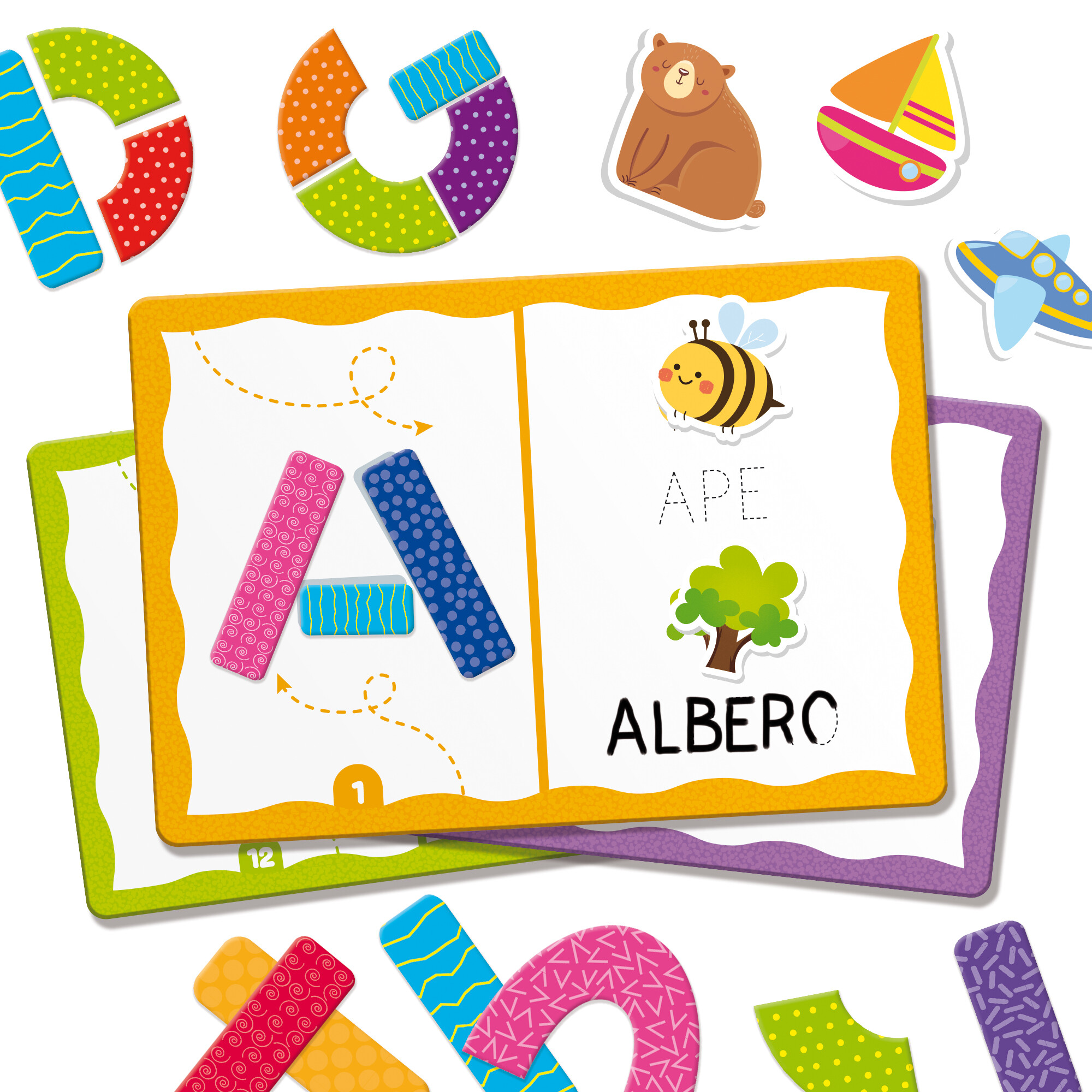 Montessori laboratorio dell' alfabeto e prima scrittura - LISCIANI