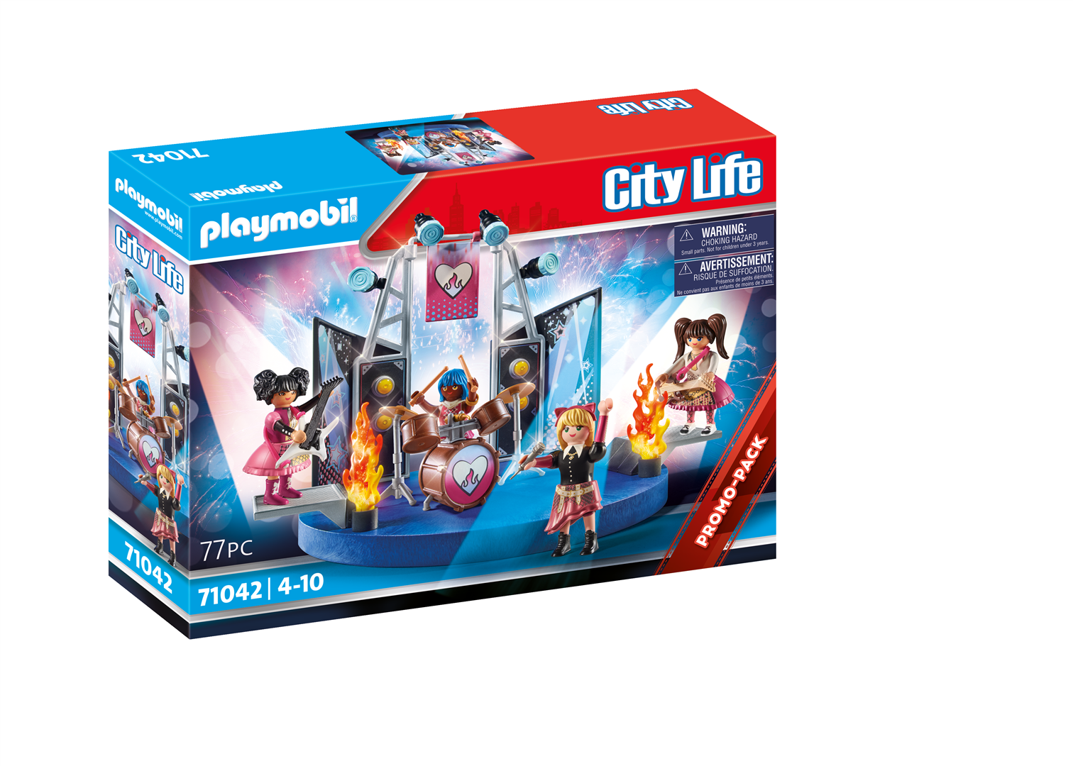 Playmobil city life promo pack rock band per bambini dai 4 anni in su - Playmobil