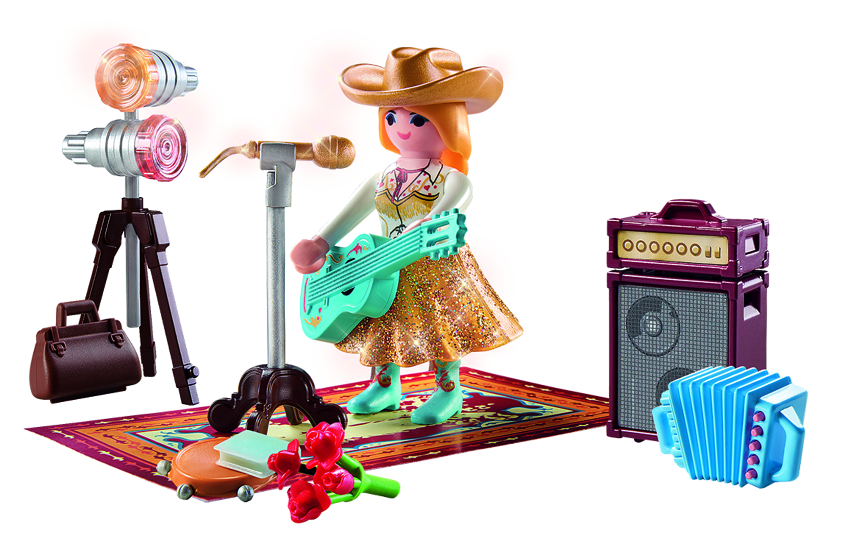 Playmobil 71184 gift set cantante country dai 4 anni in su - Playmobil