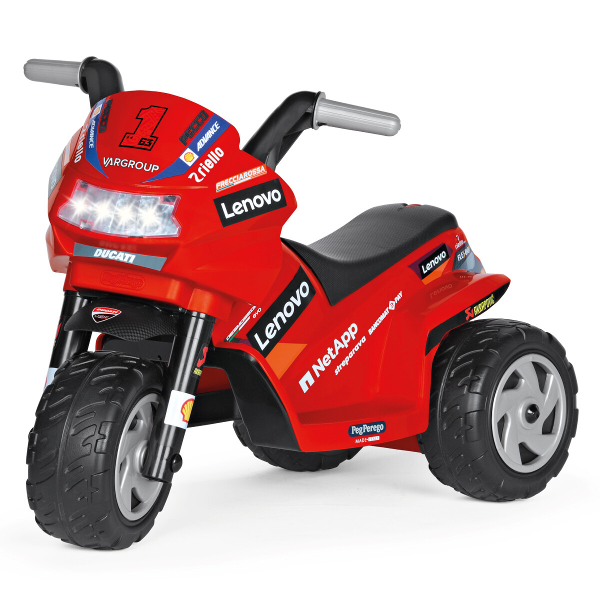 Ducati mini evo, maxi divertimento! la moto elettrica per bambini con luci  e suoni. - Toys Center
