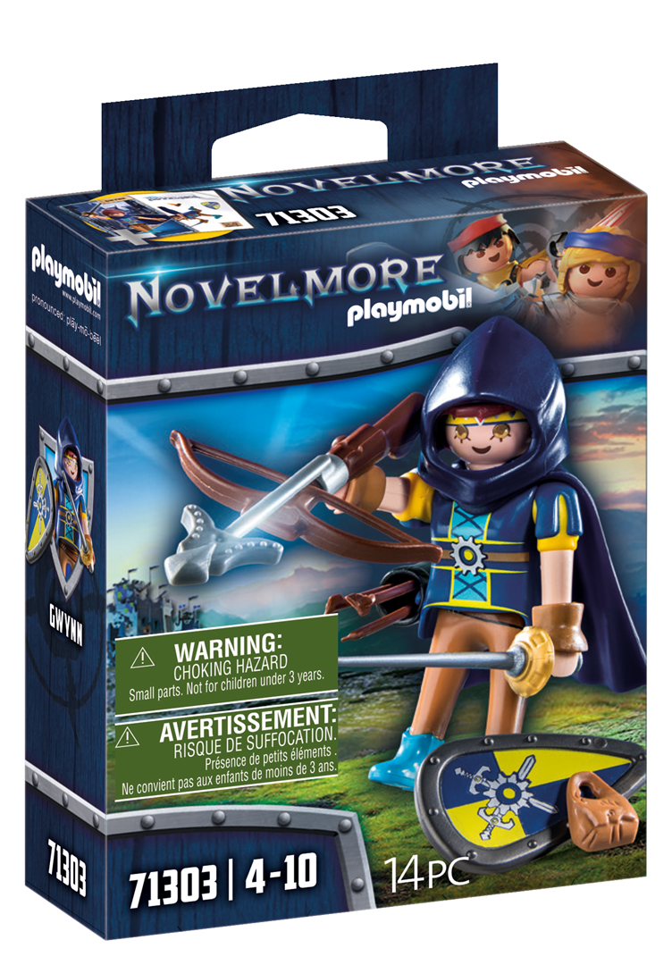 Playmobil novelmore 71303 gwynn con equipaggiamento da combattimento, giocattolo per bambini dai 4 anni in su - Playmobil