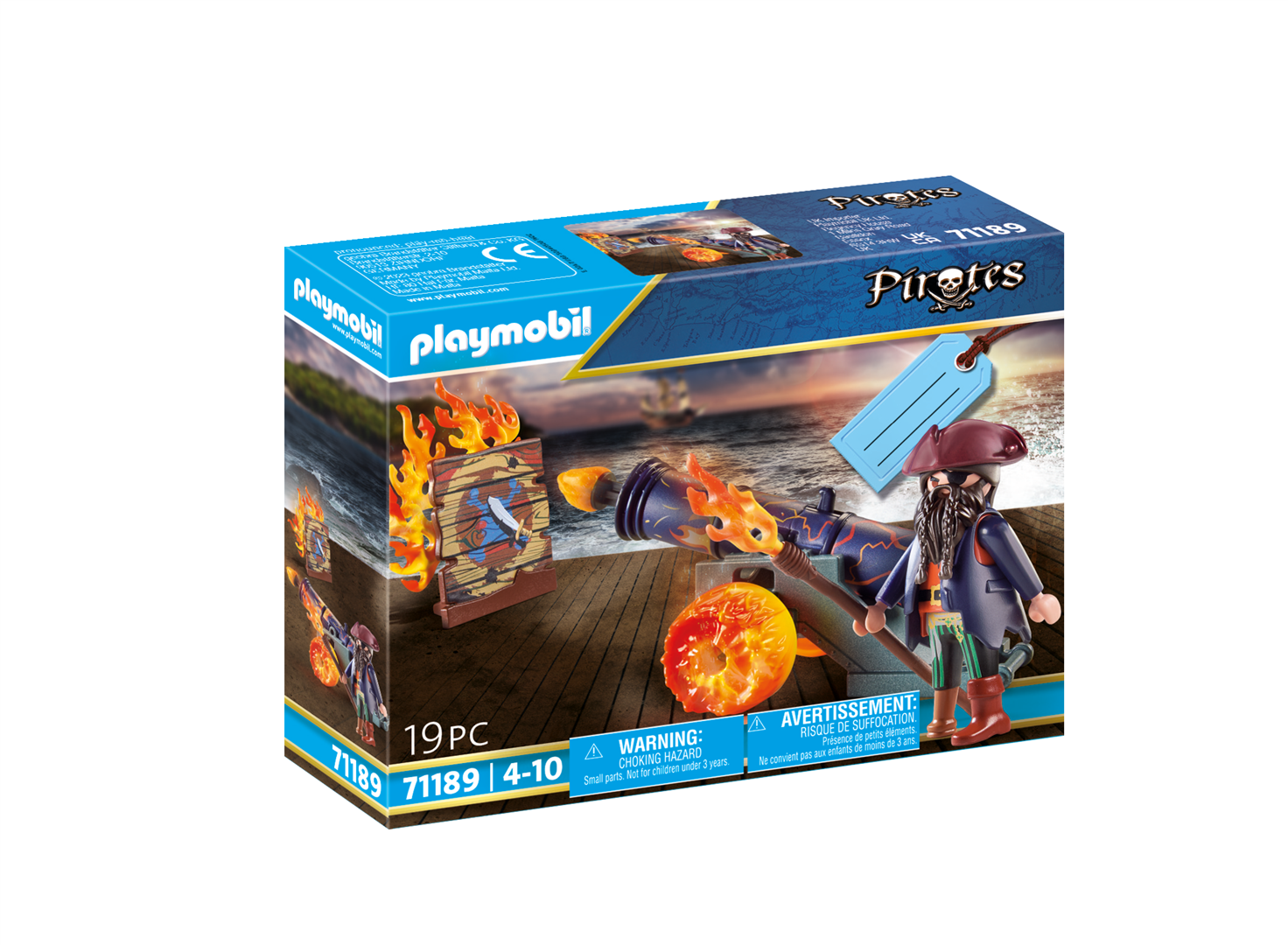 Playmobil 71189 gift set pirata con cannone dai 4 anni in su - Playmobil
