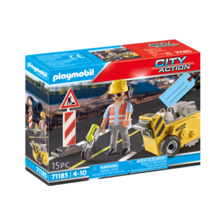 Playmobil 71185 gift set manutenzione stradale dai 4 anni in su - Playmobil