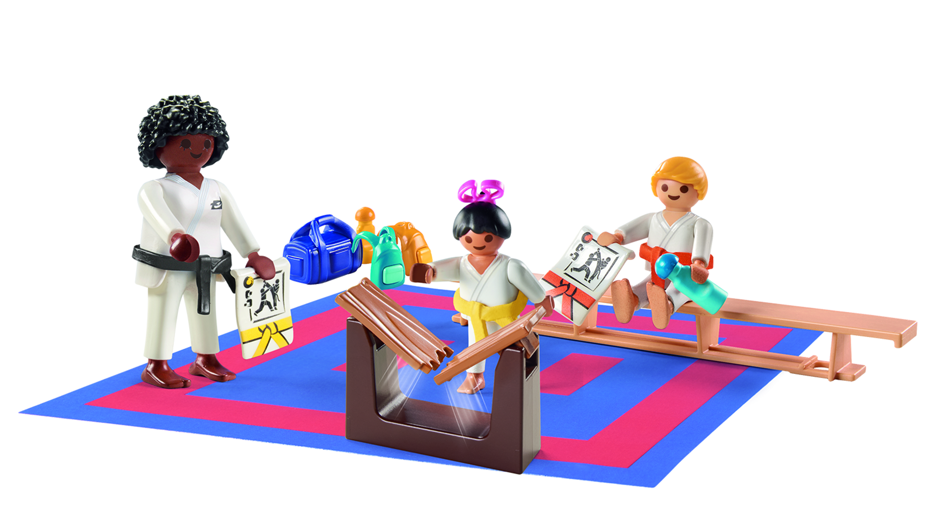 Playmobil 71186 gift set lezione di karate dai 4 anni in su - Playmobil