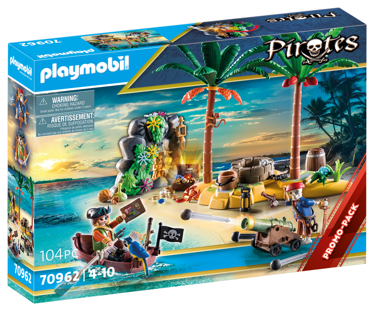 Playmobil pirates promo pack isola dei pirati per bambini dai 4 anni in su - Playmobil