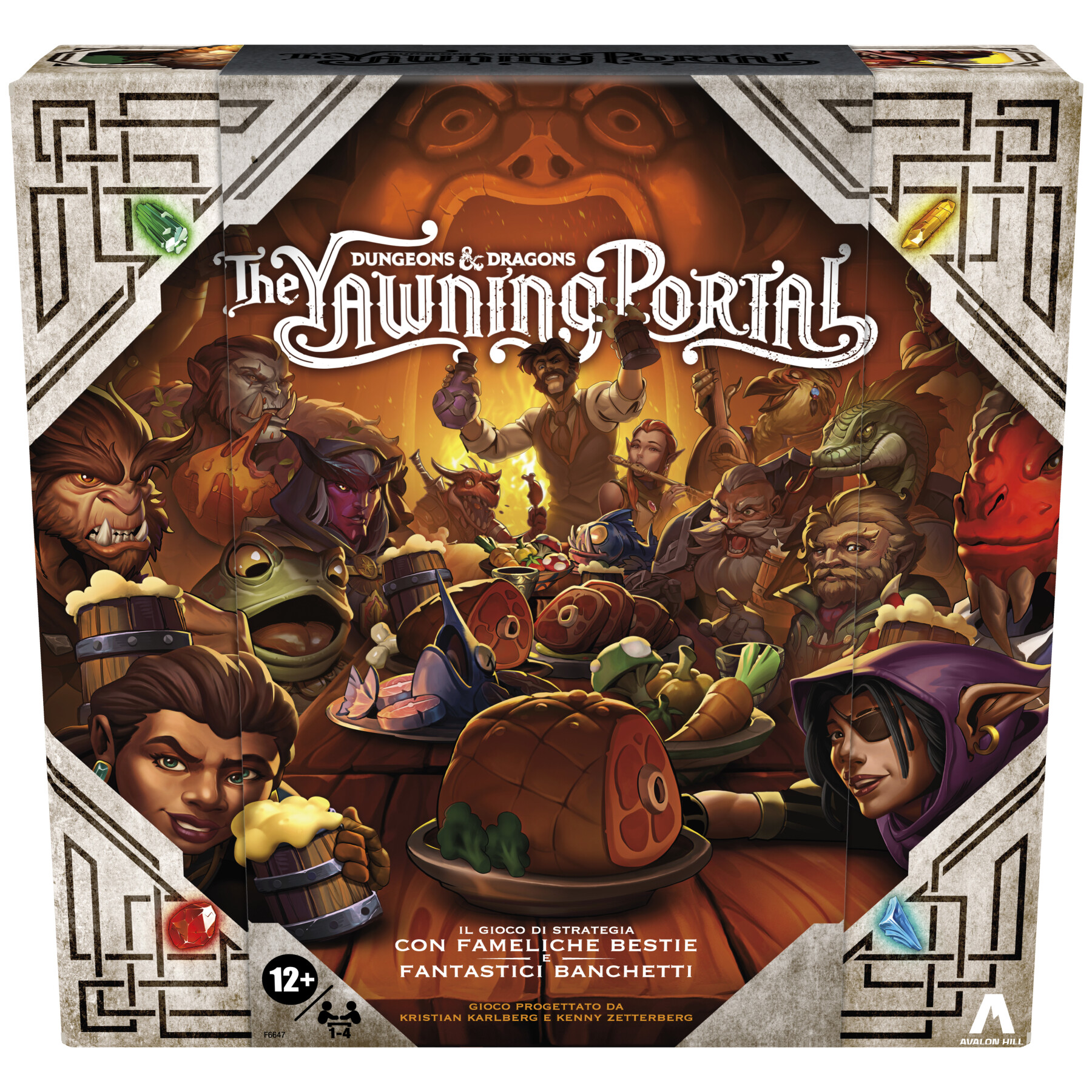 Dungeons & dragons: the yawning portal, gioco da tavolo di strategia d&d da 1 a 4 giocatori, giochi da tavolo d&d - HASBRO GAMING