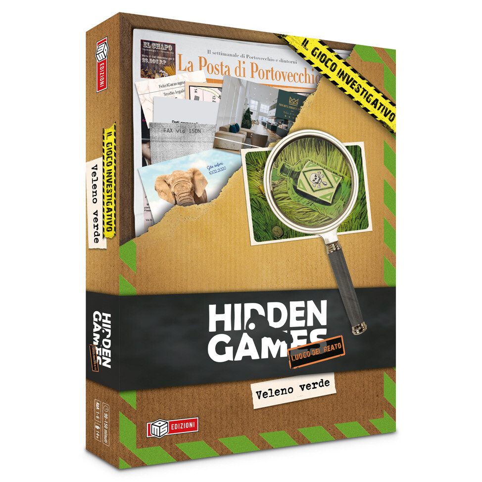 Hidden games - luogo del reato - veleno verde - ms edizioni - 