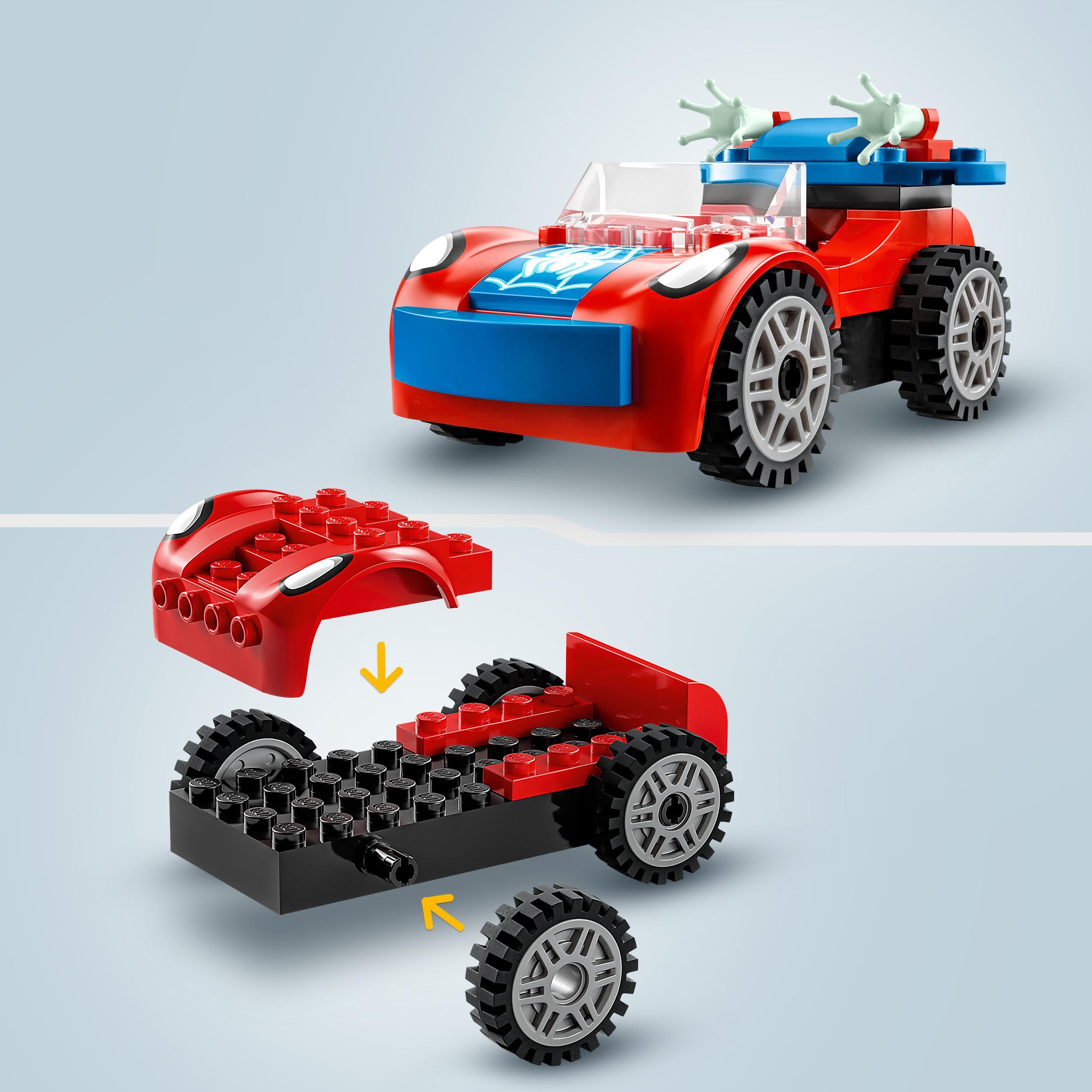 Lego marvel 10789 l’auto di spider-man e doc ock, macchina giocattolo di spidey e i suoi fantastici amici, giochi per bambini 4+ - LEGO SUPER HEROES, Avengers, Spiderman