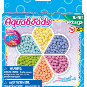 Aquabeads scatola di perline solide pastello - realizzare creazioni per unghie con l'acqua - AQUABEADS