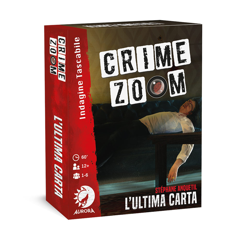 Asmodee - crime zoom - l'ultima carta, gioco di carte - 