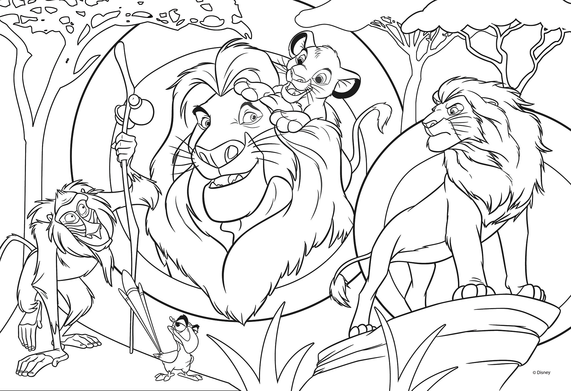 Disney eco-puzzle df lion king 24 - LISCIANI