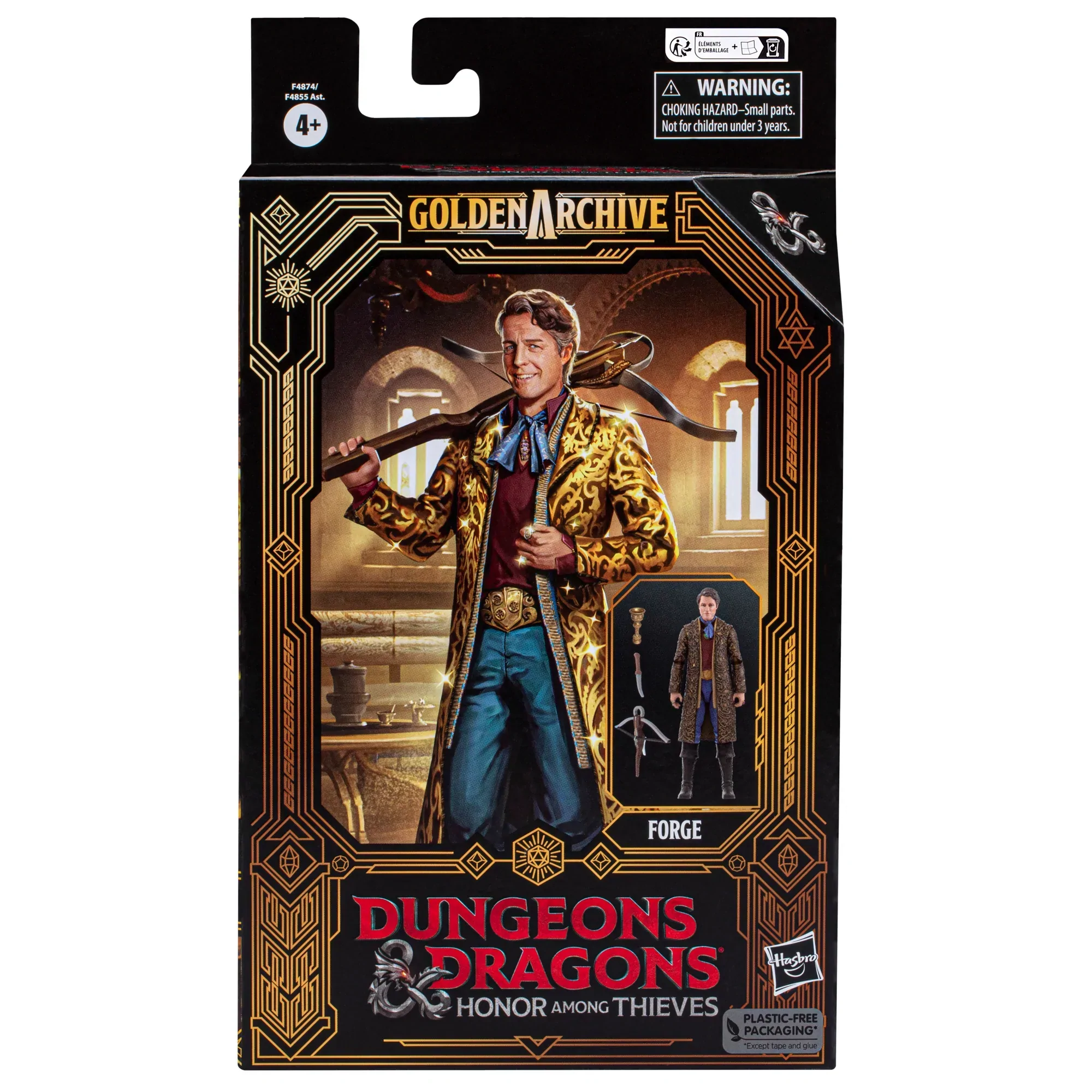 Dungeons & dragons: l'onore dei ladri, golden archive, forge, action figure collezionabile per adulti da 15 cm, ispirata al film d&d - 
