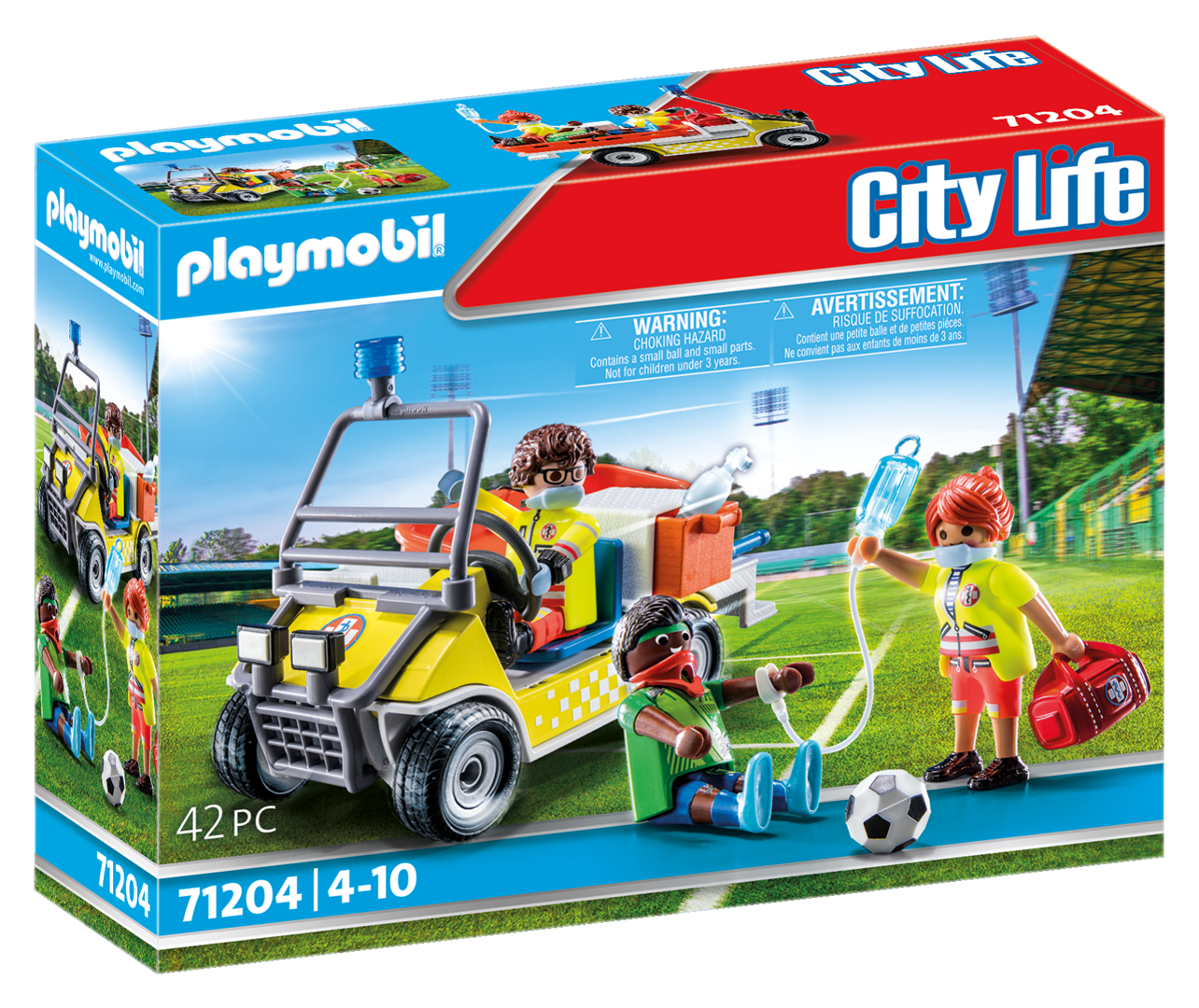 Playmobil city life 71204 veicolo di soccorso per bambini dai 4 anni in su - Playmobil