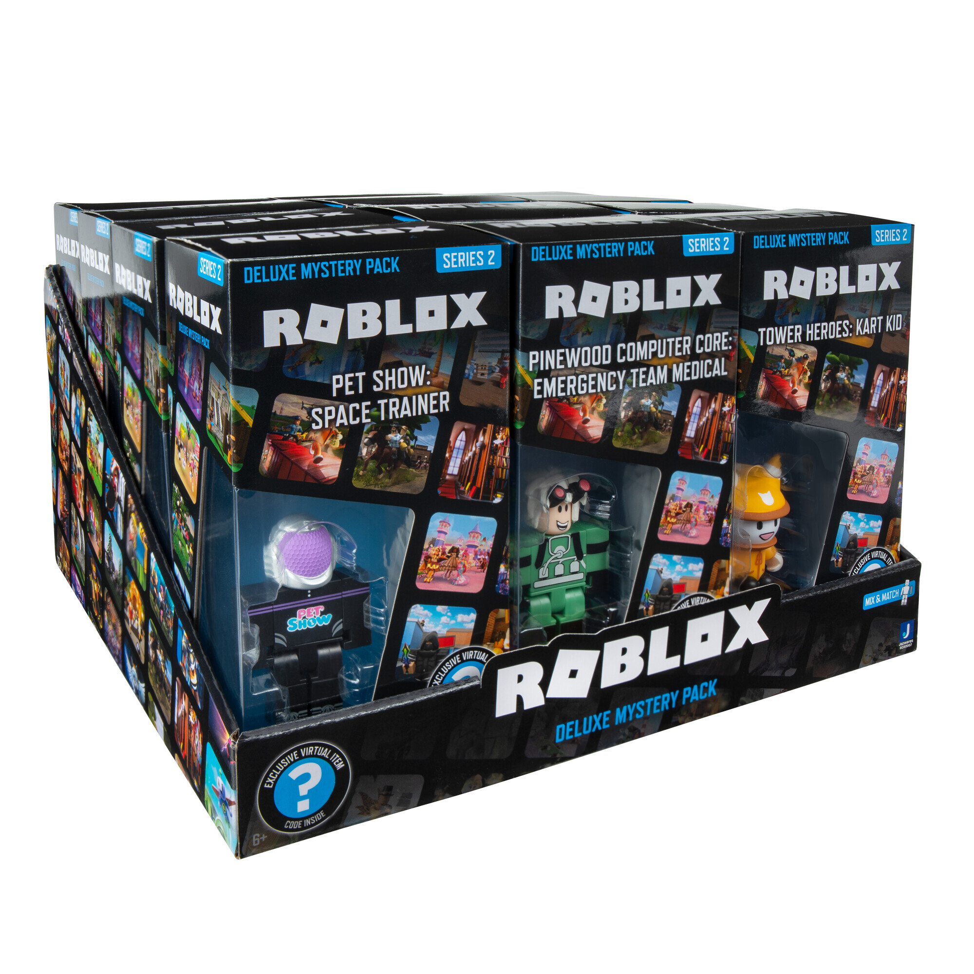Roblox deluxe mistery pack personaggio con accessori - Roblox