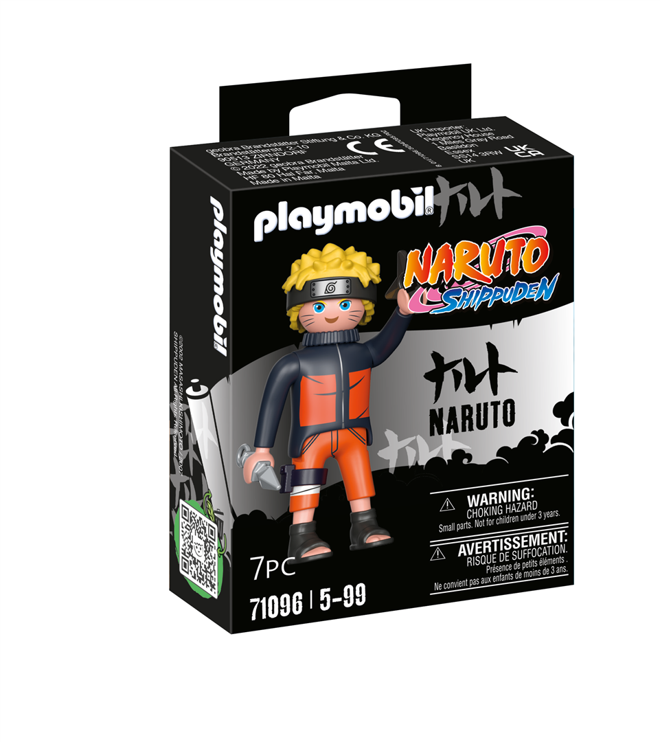Playmobil naruto shippuden 71096 naruto-uzumaki con accessori dettagliati - Playmobil