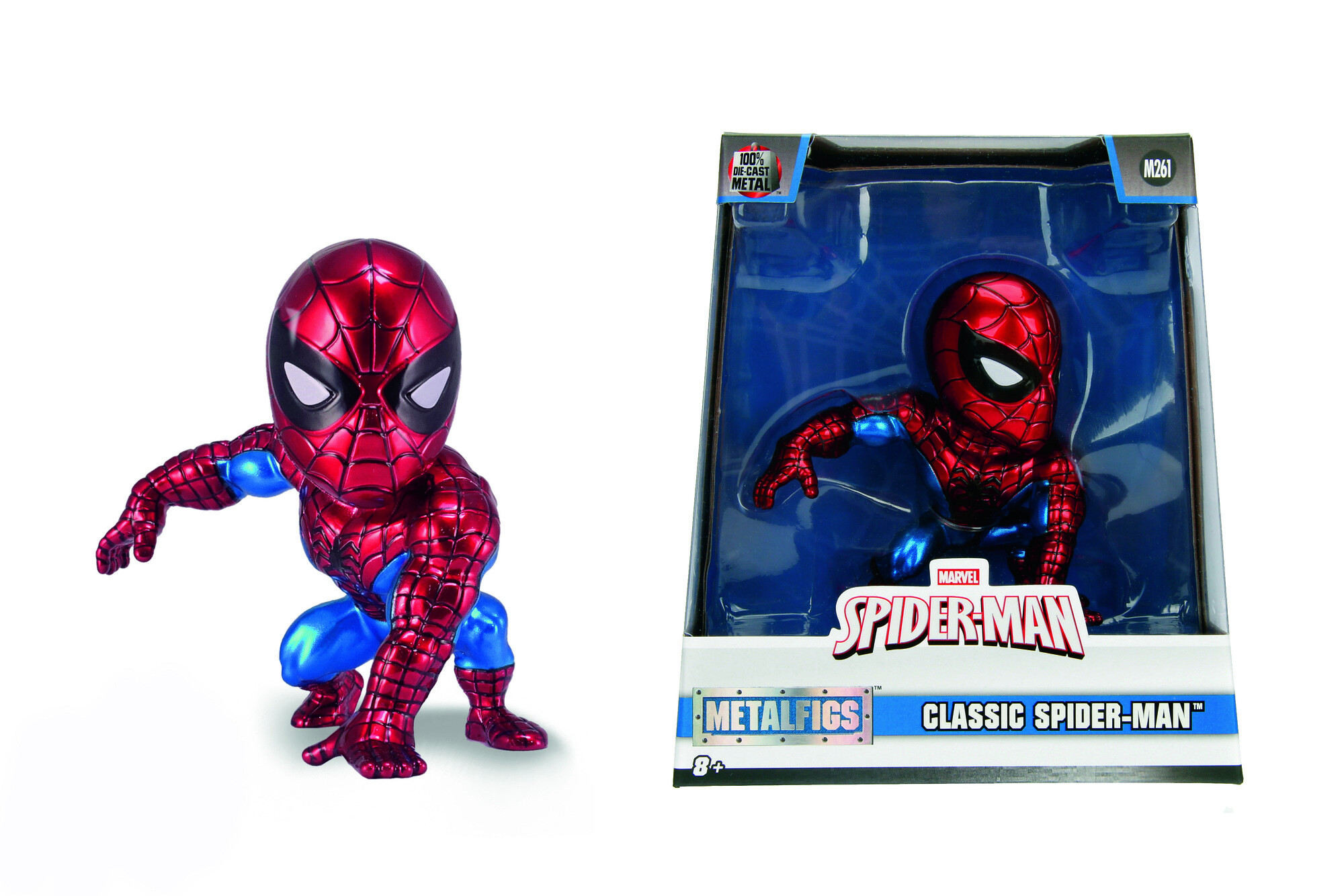 Jada toys - marvel spiderman die-cast,  +8 anni, metallo pressofuso - 