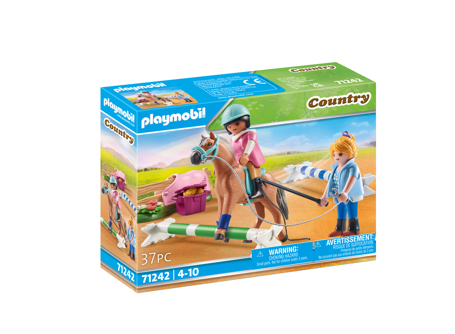 Playmobil country 71242 lezioni di equitazione per bambini dai 4 anni in su - Playmobil