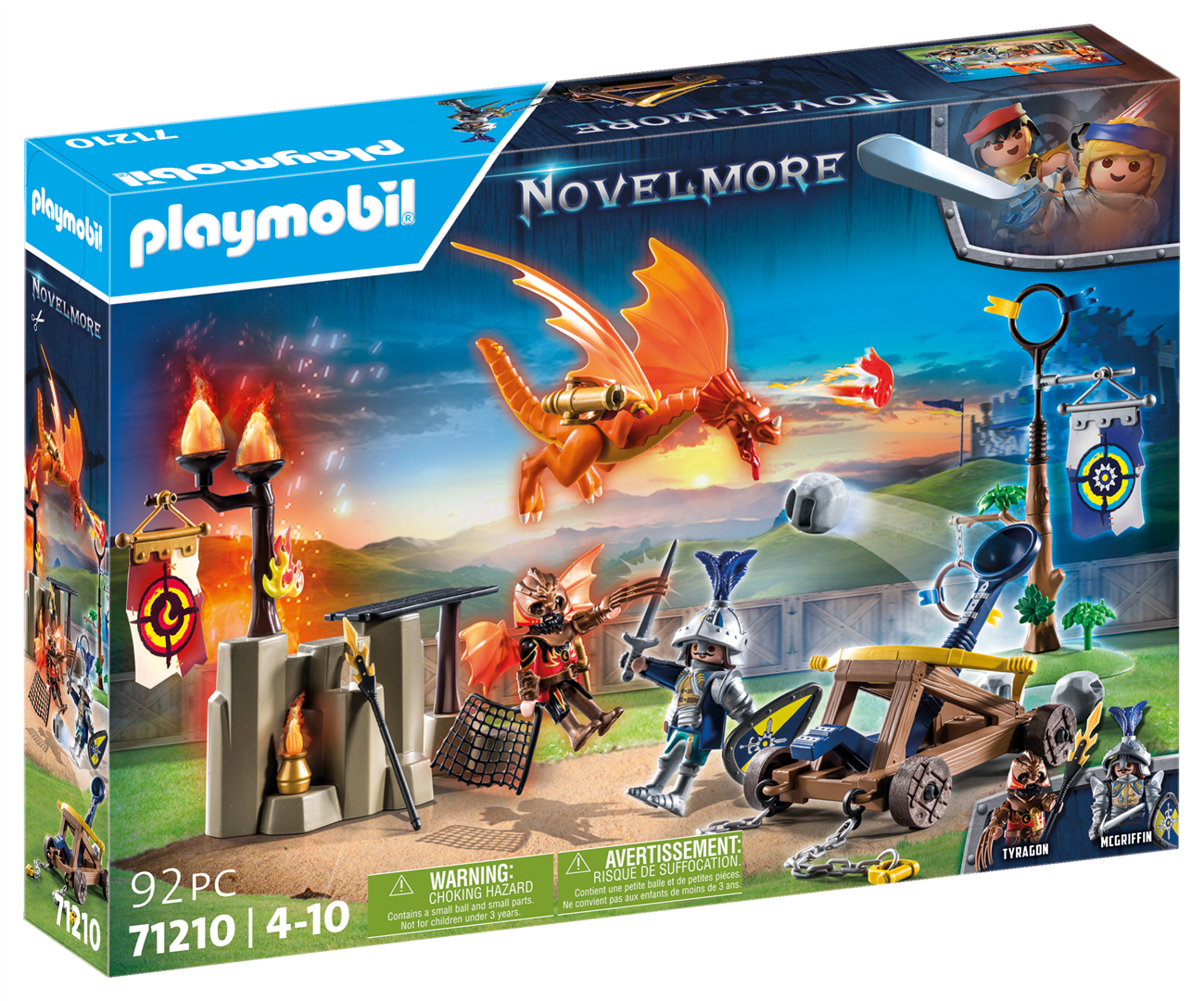 Playmobil novelmore 71210 torneo novelmore vs guerrieri di burnham per bambini dai 4 anni in su - Playmobil