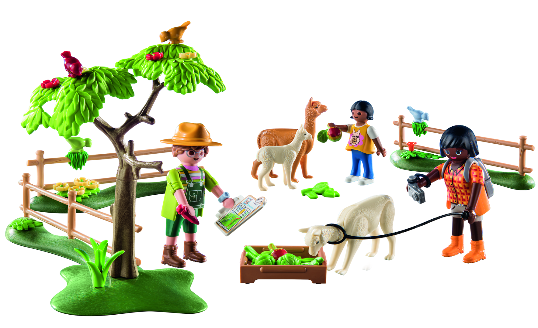 Playmobil country 71251 passeggiata con gli alpaca per bambini dai 4 anni in su - Playmobil