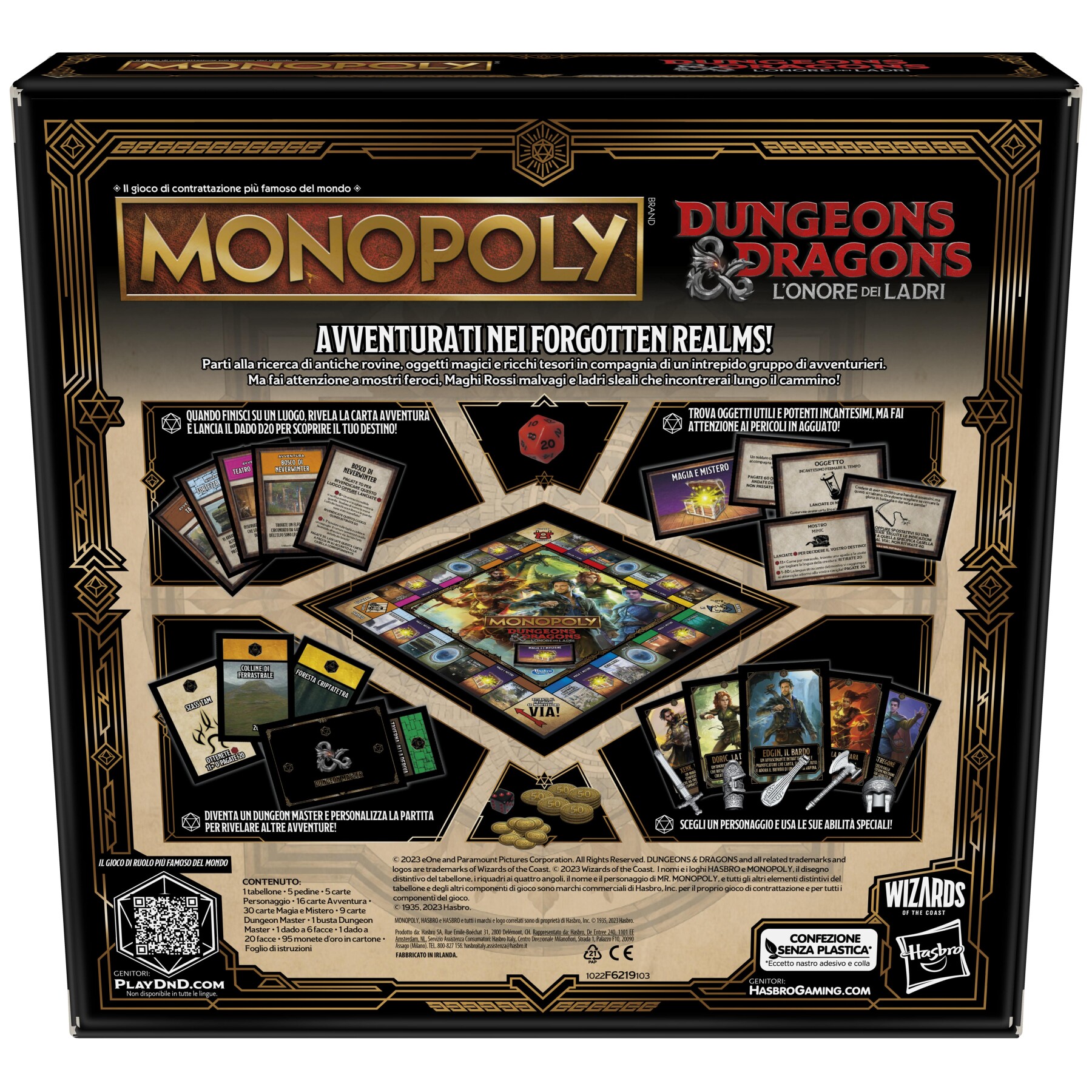 Monopoly dungeons & dragons: l'onore dei ladri, ispirato al film d&d l'onore dei ladri e con modalità di gioco mai viste prima in monopoly! - MONOPOLY