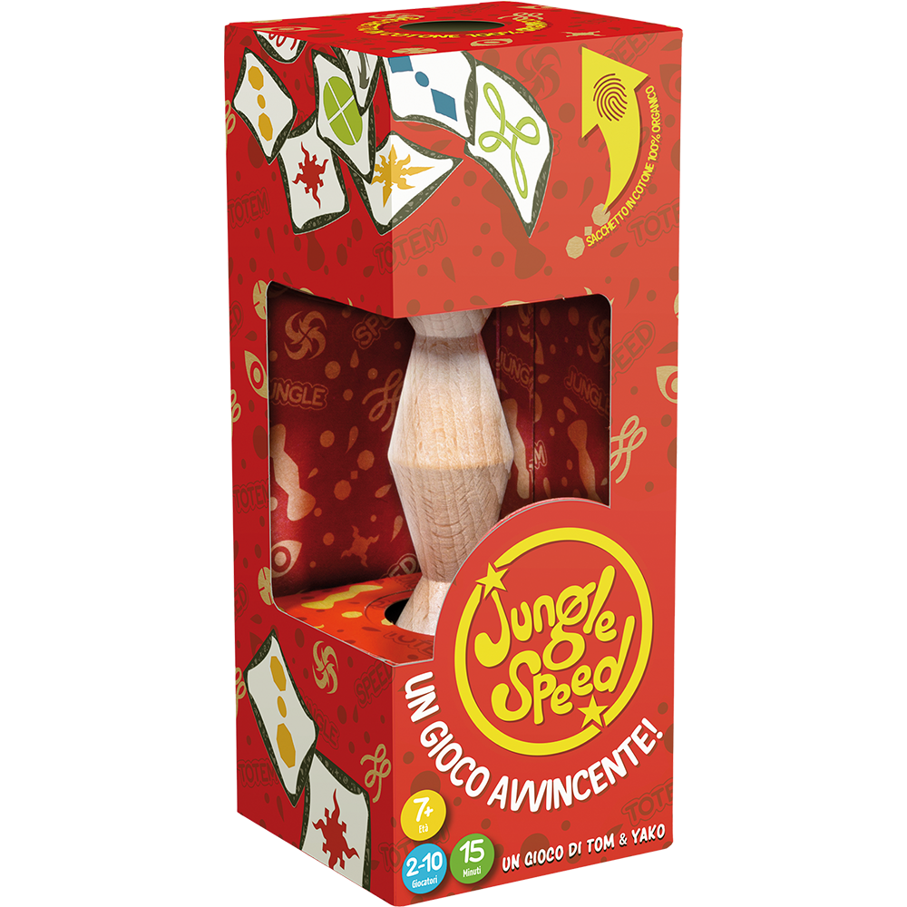 Asmodee - jungle speed eco-pack, party game divertente - 