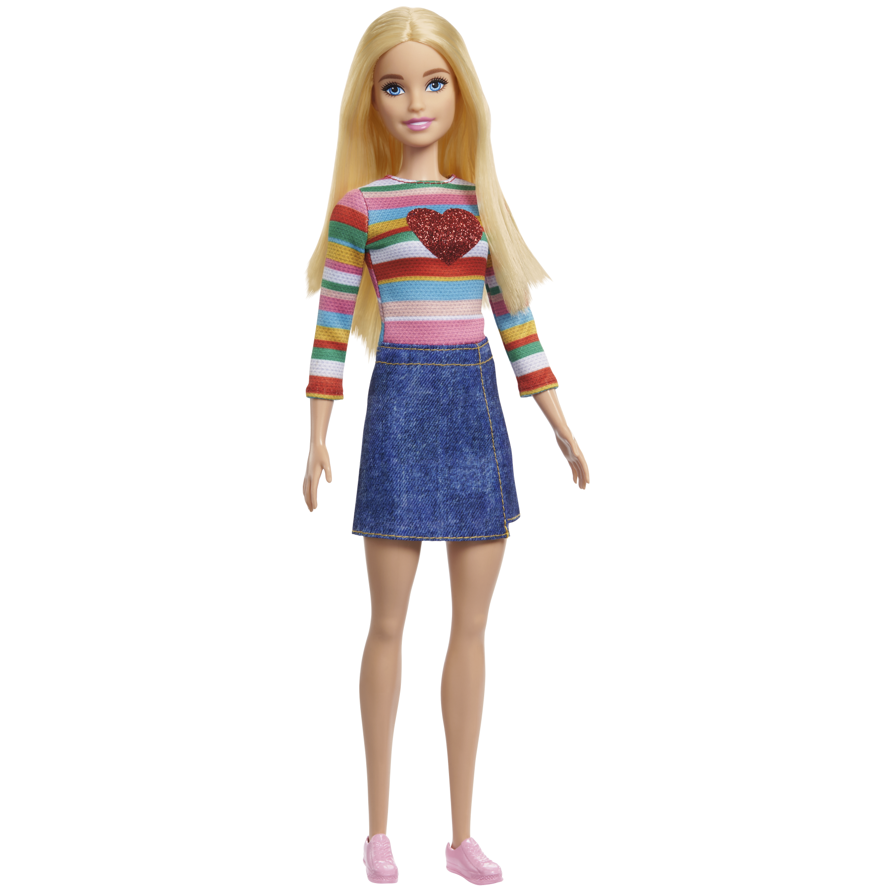 Barbie - uovissimo, include 1 barbie malibu e tanti accessori per essere una pop-star, 1 microfono, 1 bracciale pop-it, stickers glitterati e gadget a sorpresa, giocattolo, 3+ anni, hpx49 - Barbie