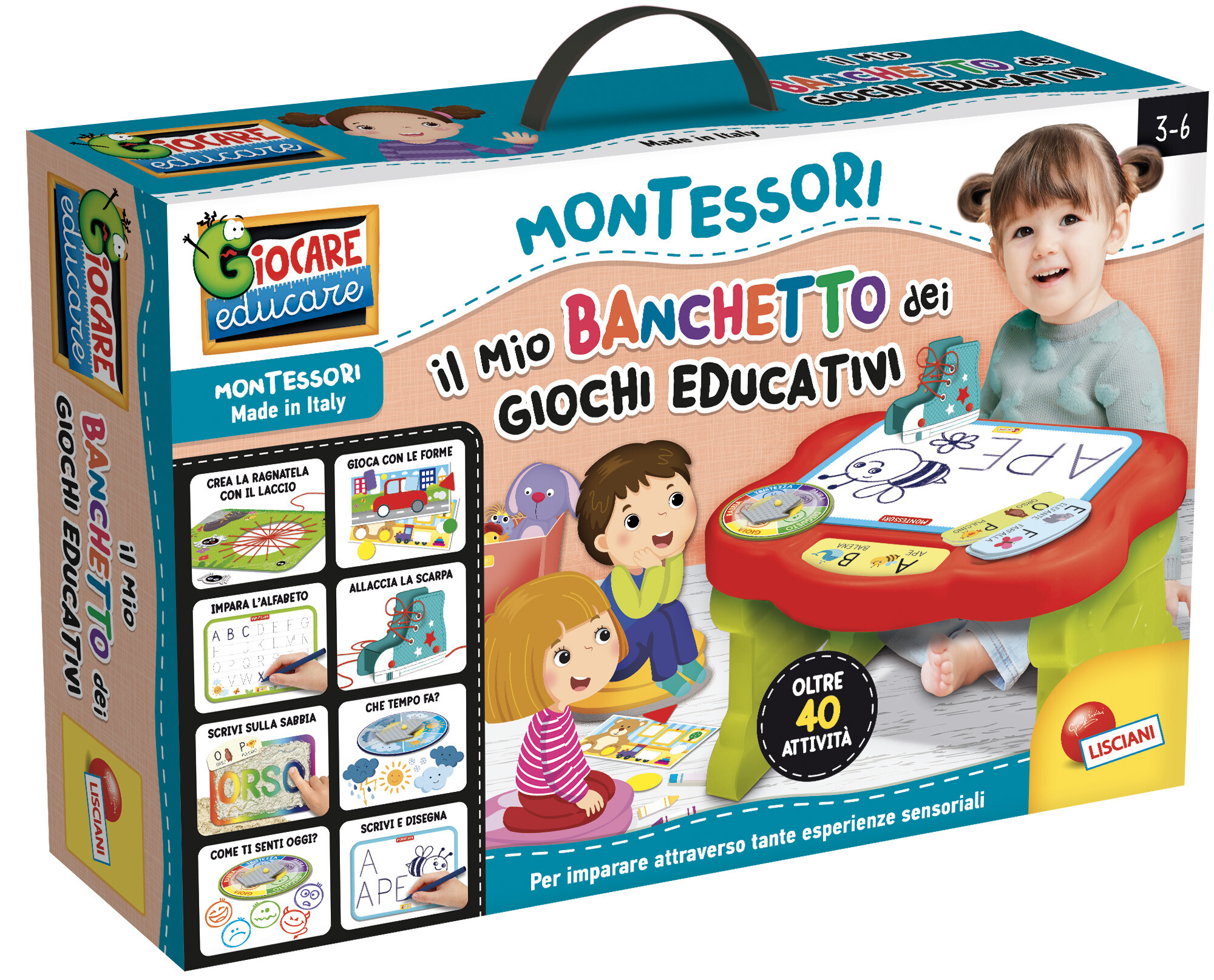 Montessori il mio banchetto dei giochi educativi - LISCIANI