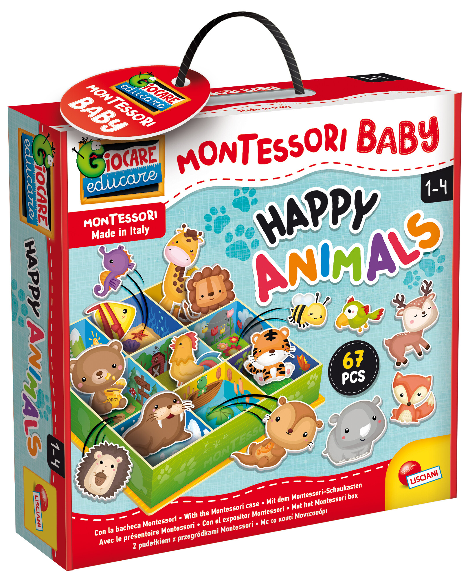 Montessori baby happy animals - LISCIANI