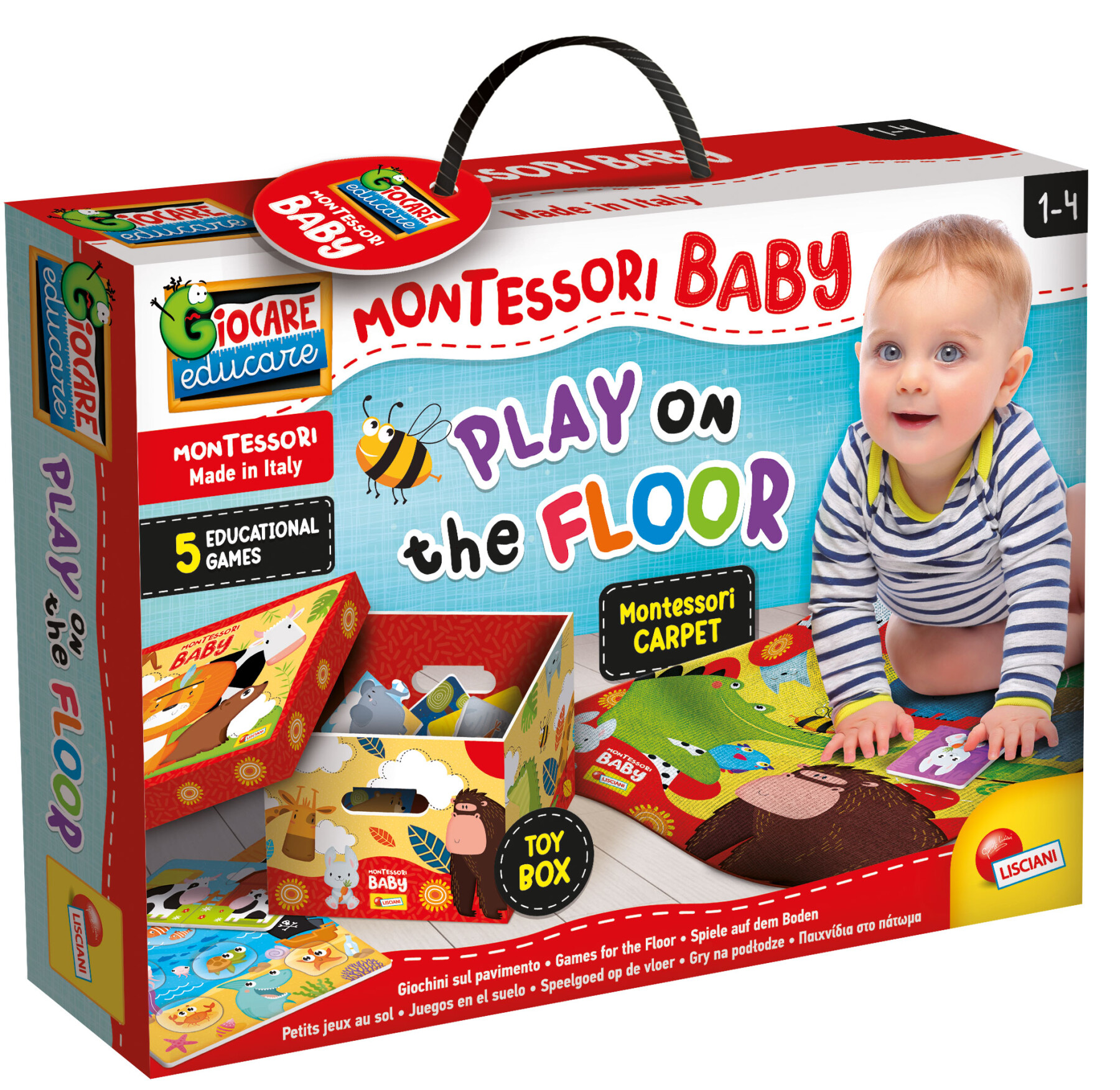 Montessori baby play on the floor - LISCIANI