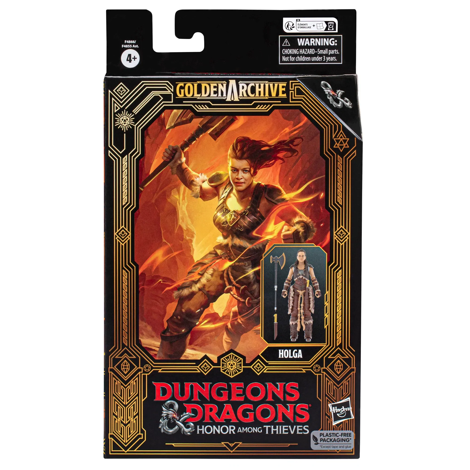 Dungeons & dragons, l'onore dei ladri, golden archive, holga, action figure collezionabile per adulti da 15 cm, ispirata al film d&d - 