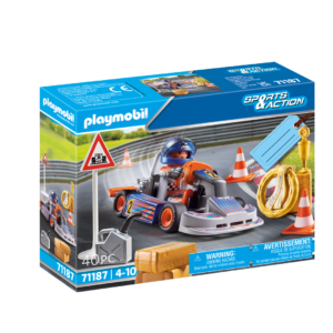 Playmobil 71187 gift set gara di kart dai 4 anni in su - Playmobil