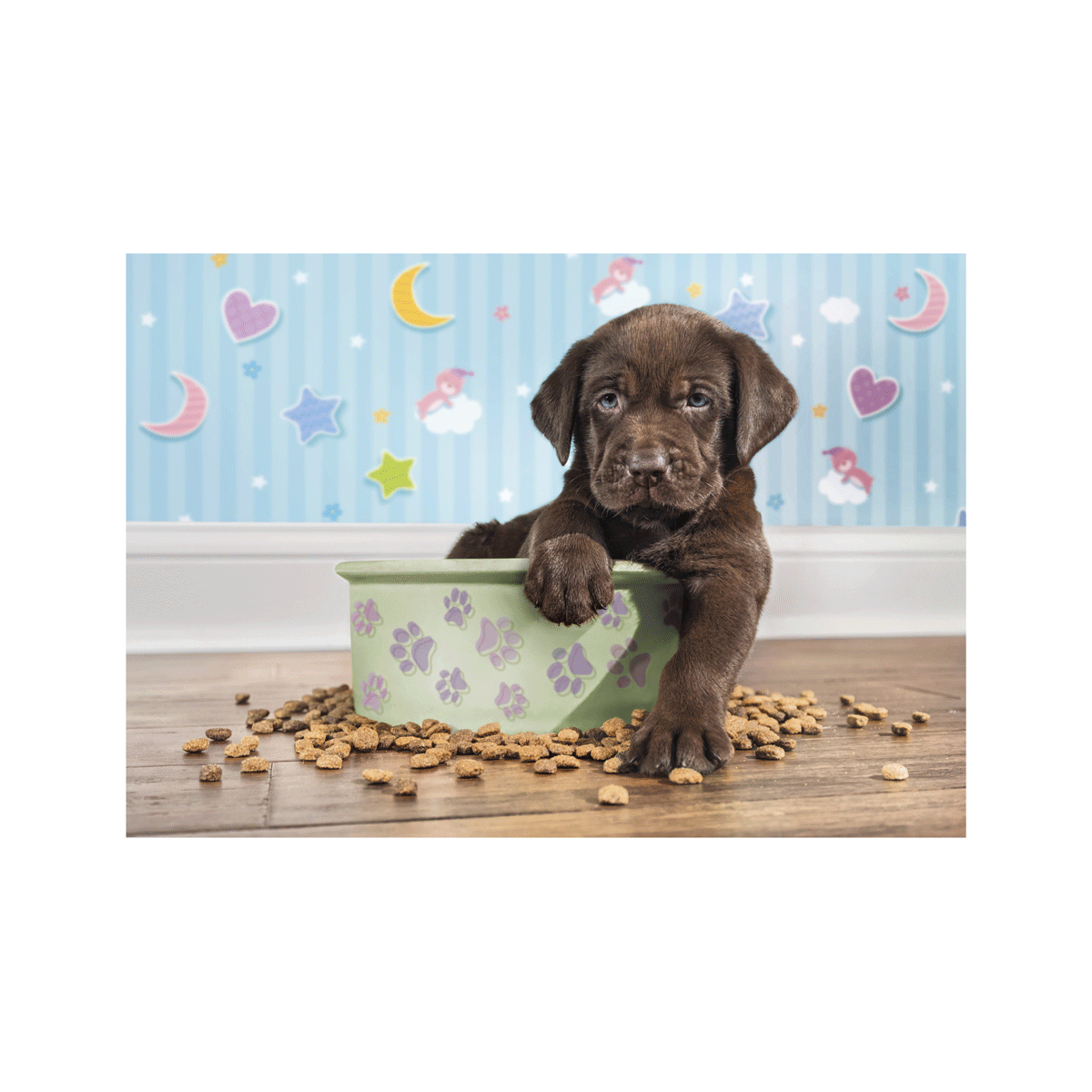 Clementoni supercolor puzzle - lovely puppy - 180 pezzi, puzzle adulti - CLEMENTONI