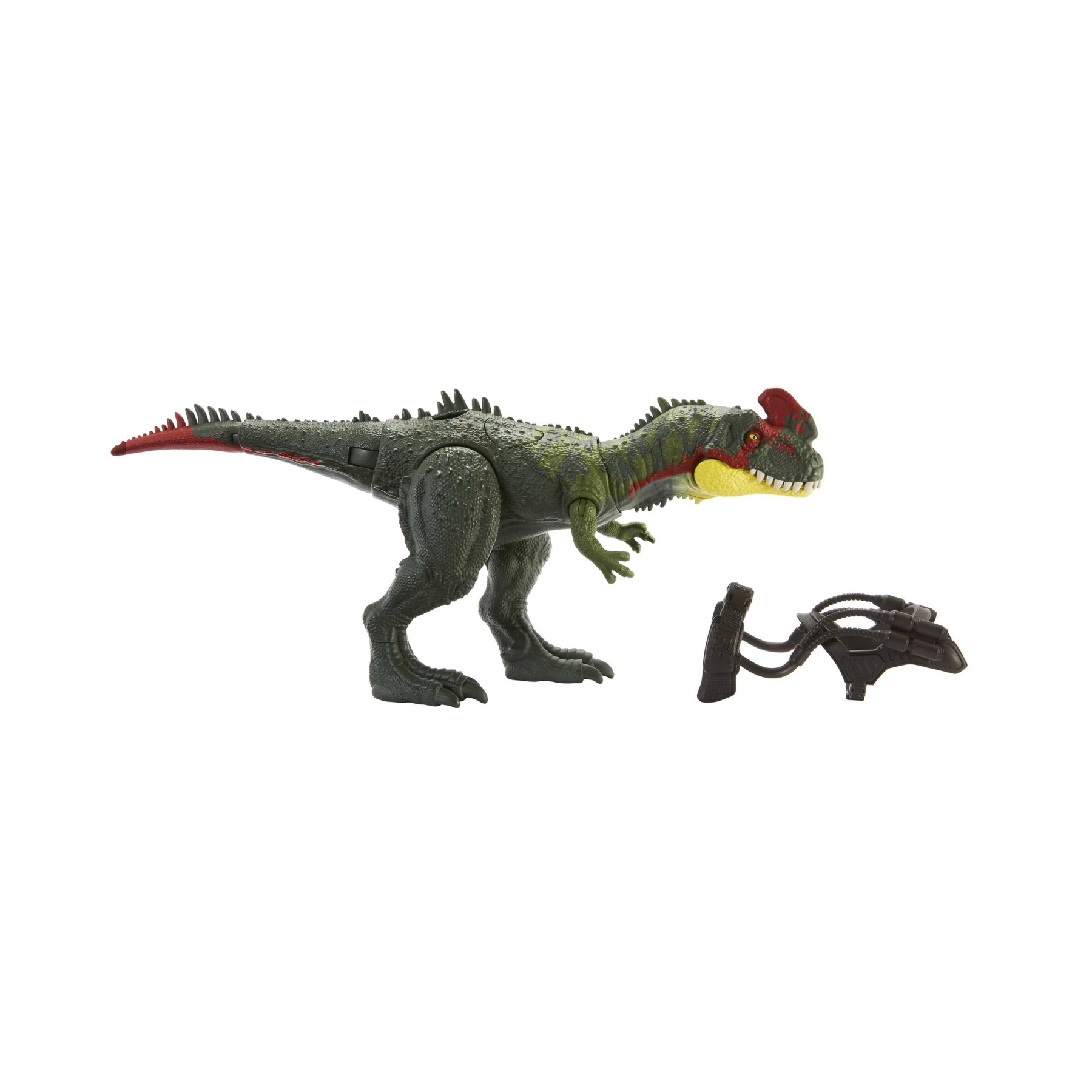 Jurassic world - predatori giganti, sinotiranno, dinosauro di grandi dimensioni con mossa d'attacco e kit di tracciamento, per il gioco classico e digitale, giocattolo, 4+ anni, hlp25 - Jurassic World