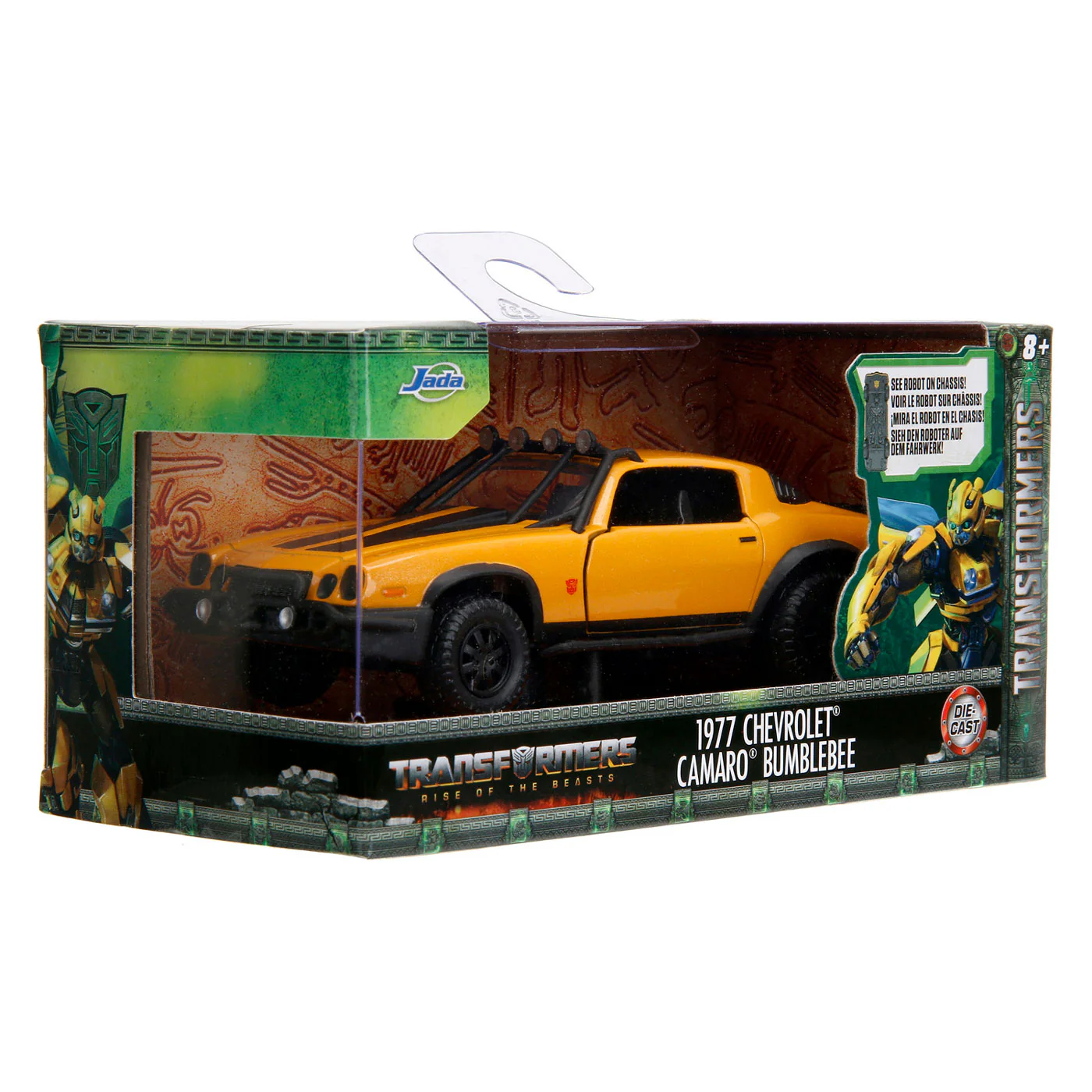 Jada - transformers t7 bumblebee 1:32 chevrolet camaro in scala 1:32 (14 cm) - 