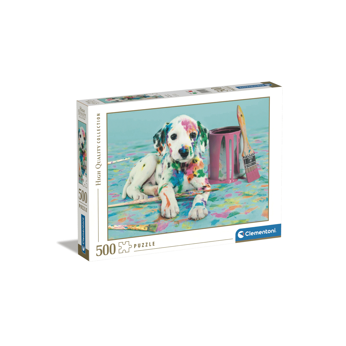 Clementoni puzzle high quality collection - the funny dalmatian - 500 pezzi, puzzle adulti - CLEMENTONI
