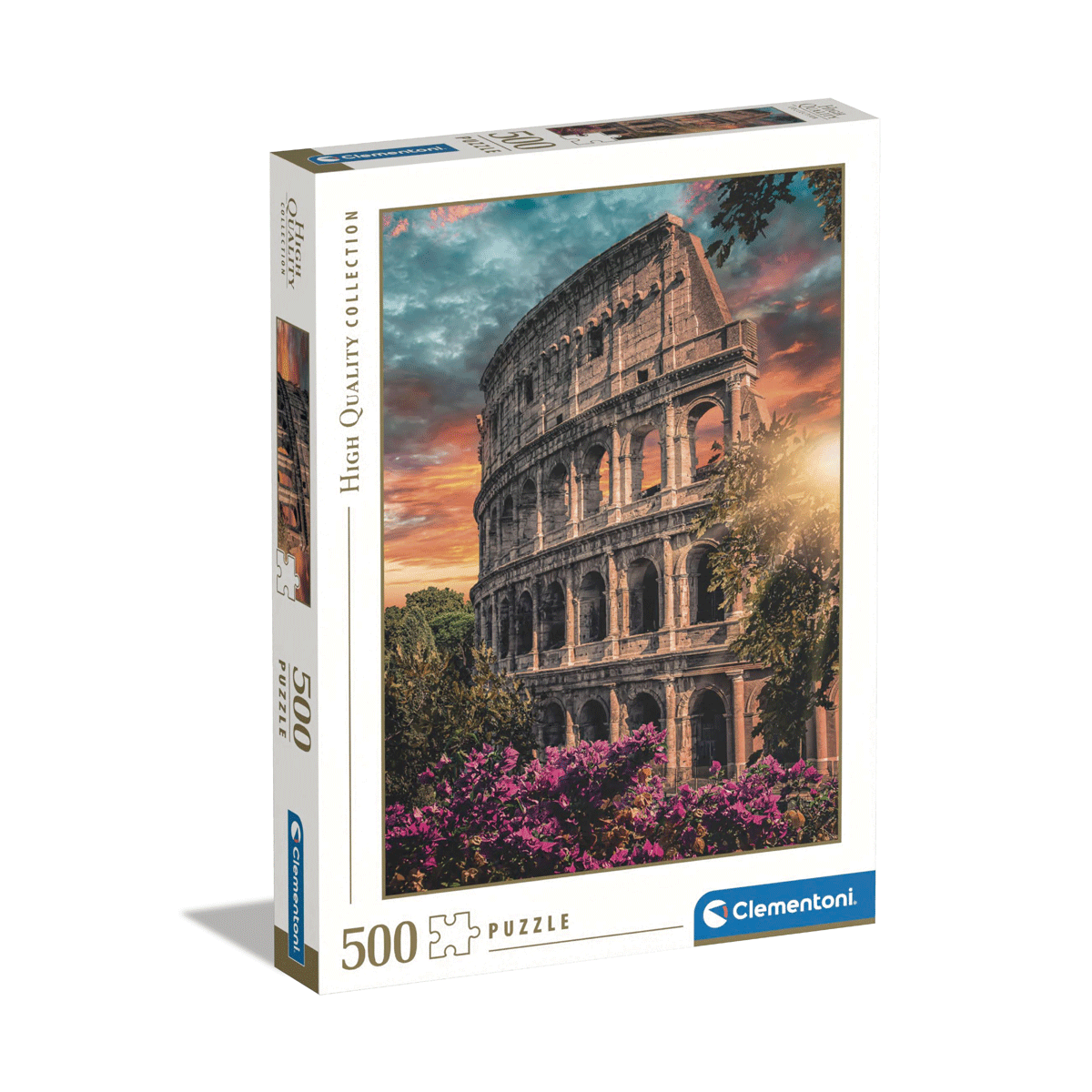 Clementoni puzzle high quality collection - flavian amphitheatre - 500 pezzi, puzzle adulti - CLEMENTONI