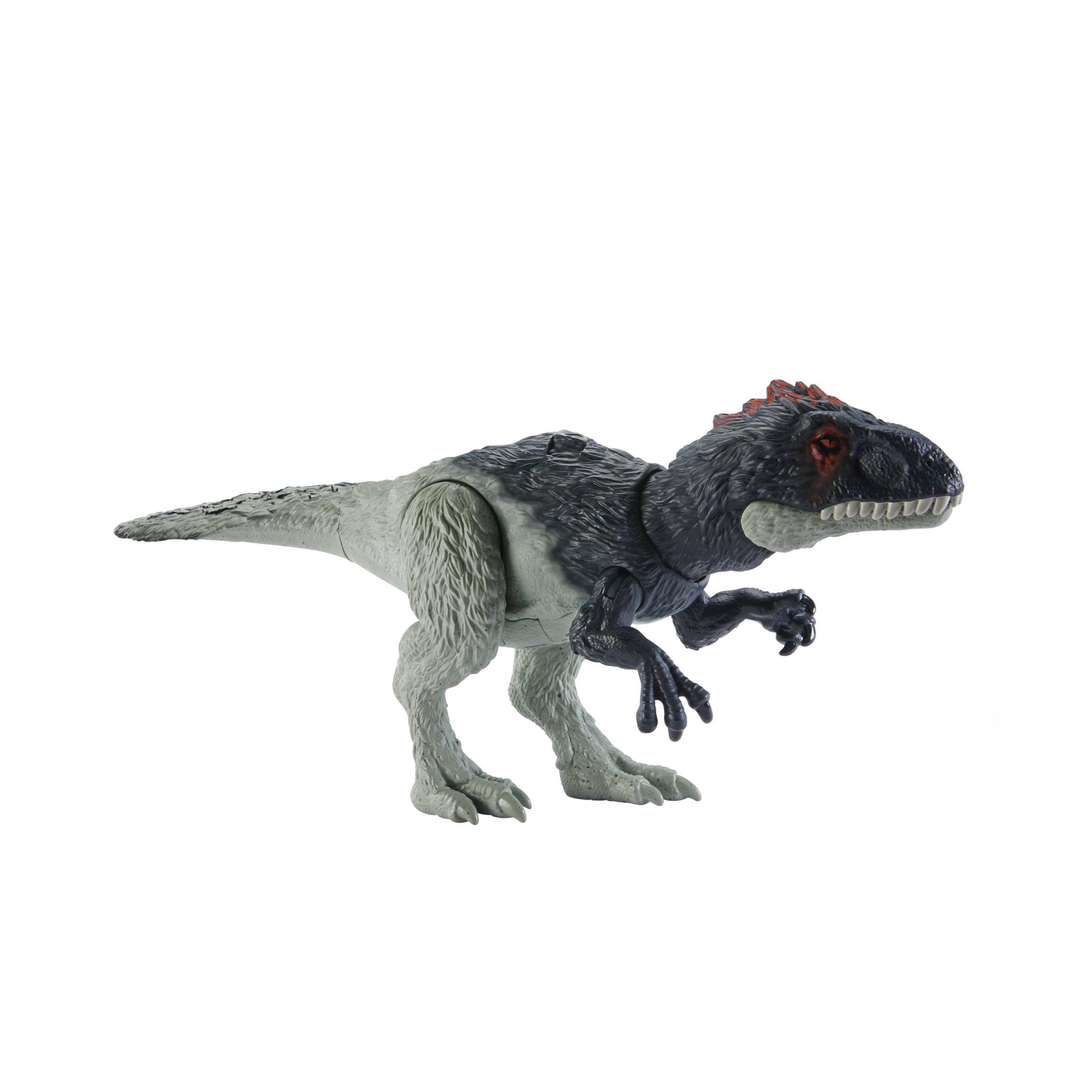 Jurassic world - ruggito selvaggio, eocarcaria, con suoni e mossa d'attacco, dimensioni medie, snodato e con gioco digitale, giocattolo per bambini, 4+ anni, hlp17 - Jurassic World