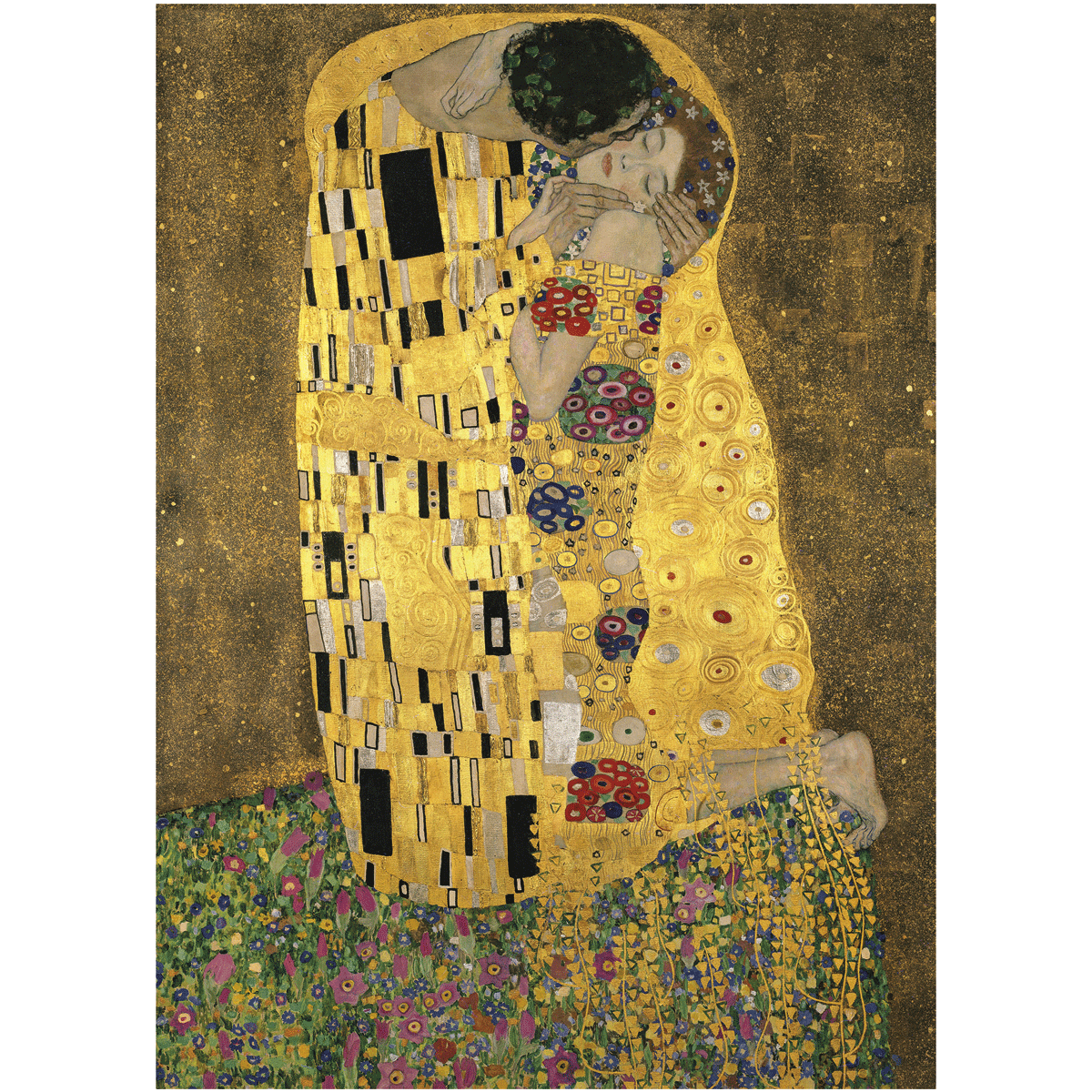 Clementoni puzzle museum collection - klimt, "the kiss" - 1000 pezzi, puzzle adulti - CLEMENTONI