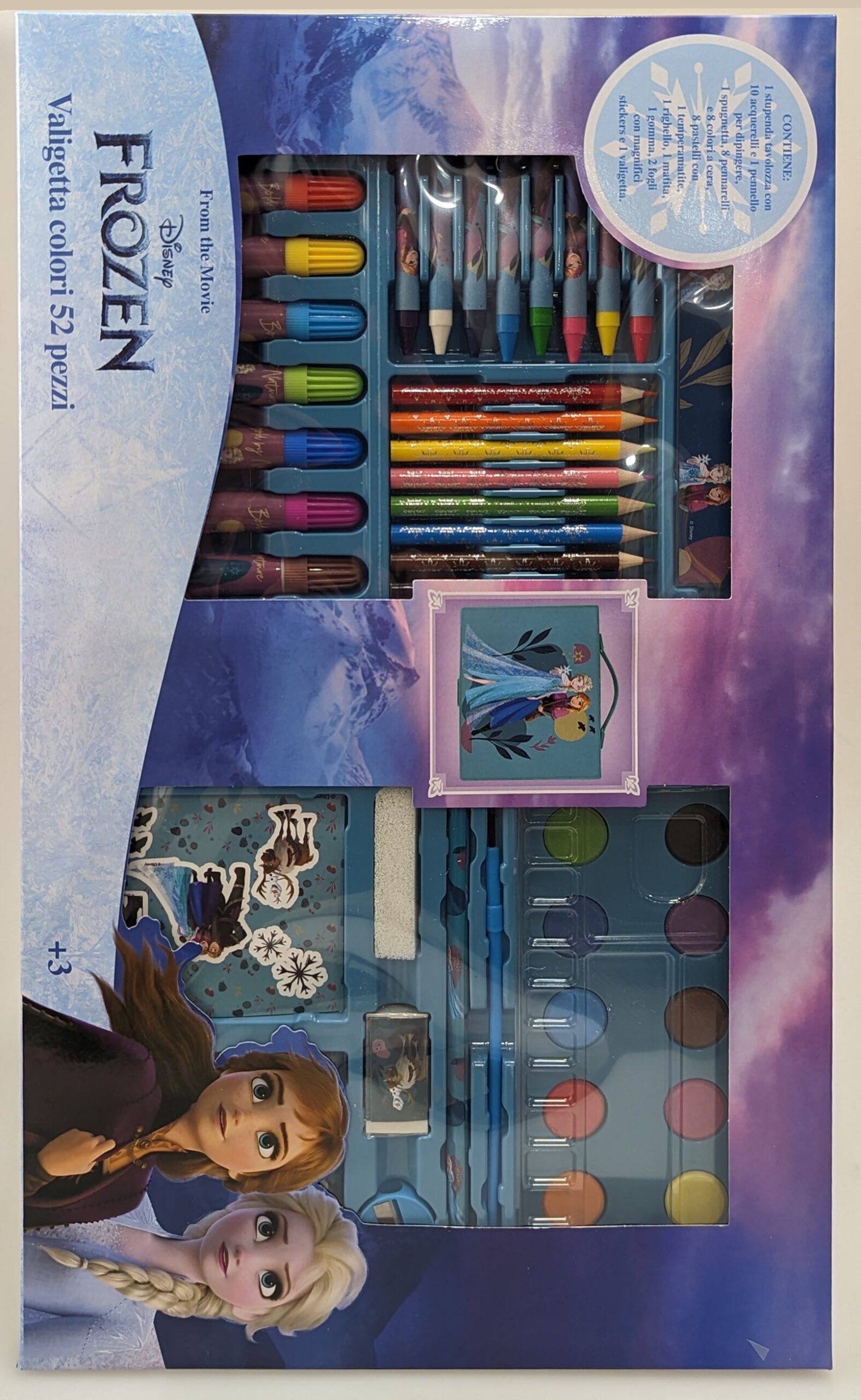 Disney Frozen - Set di libri da colorare - Bundle con 3 libri di attività  congelati con giochi