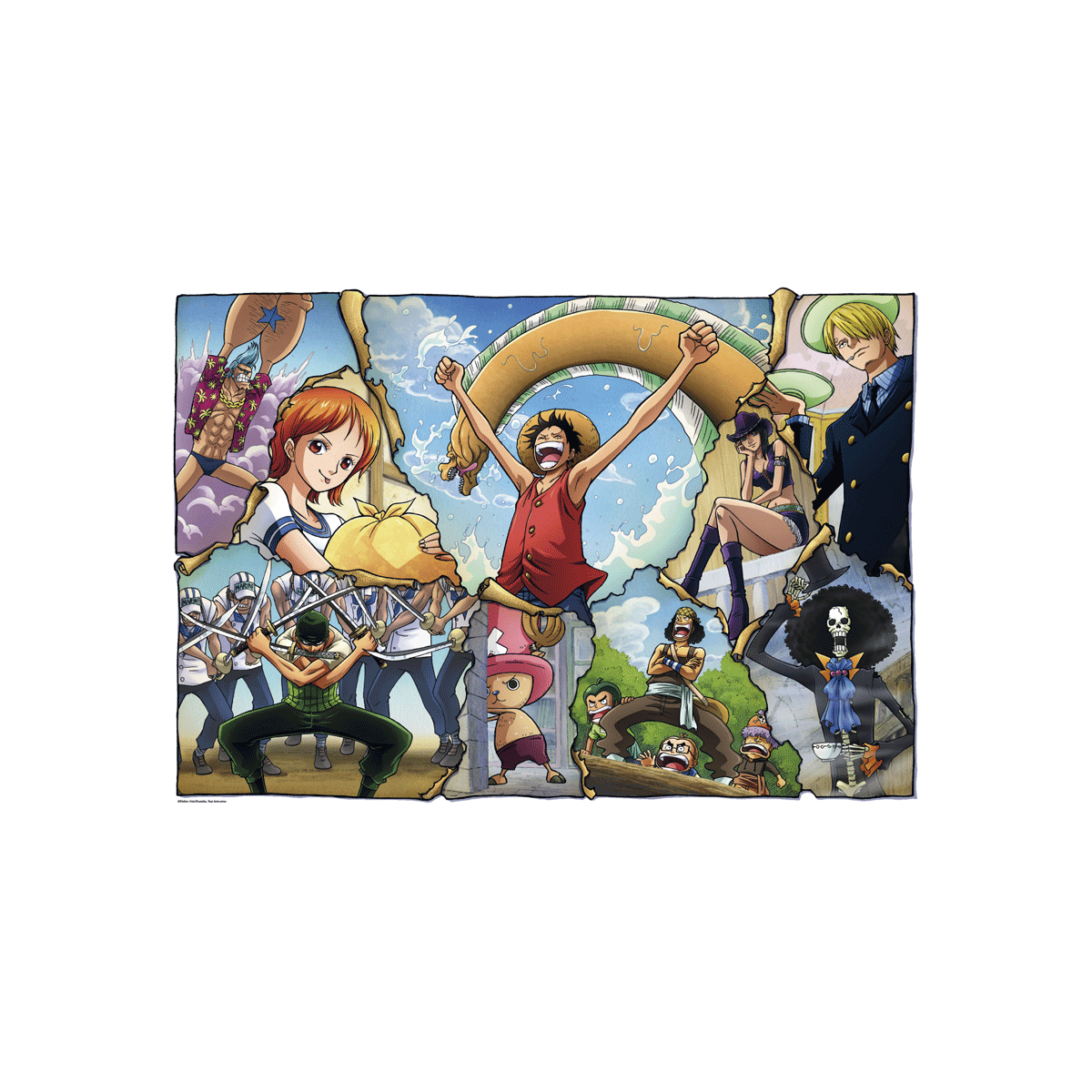 Clementoni puzzle anime - one piece - 500 pezzi, puzzle adulti - CLEMENTONI