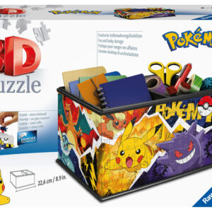Ravensburger - 3d puzzle storage box pokémon, 216 pezzi, 8+ anni - RAVENSBURGER 3D PUZZLE