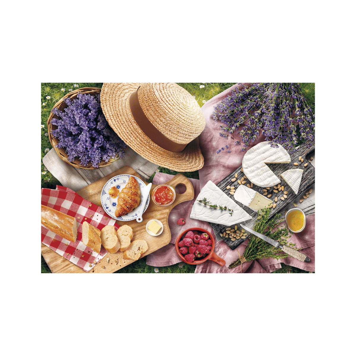 Clementoni puzzle high quality collection - a taste of provence - 1000 pezzi, puzzle adulti - CLEMENTONI