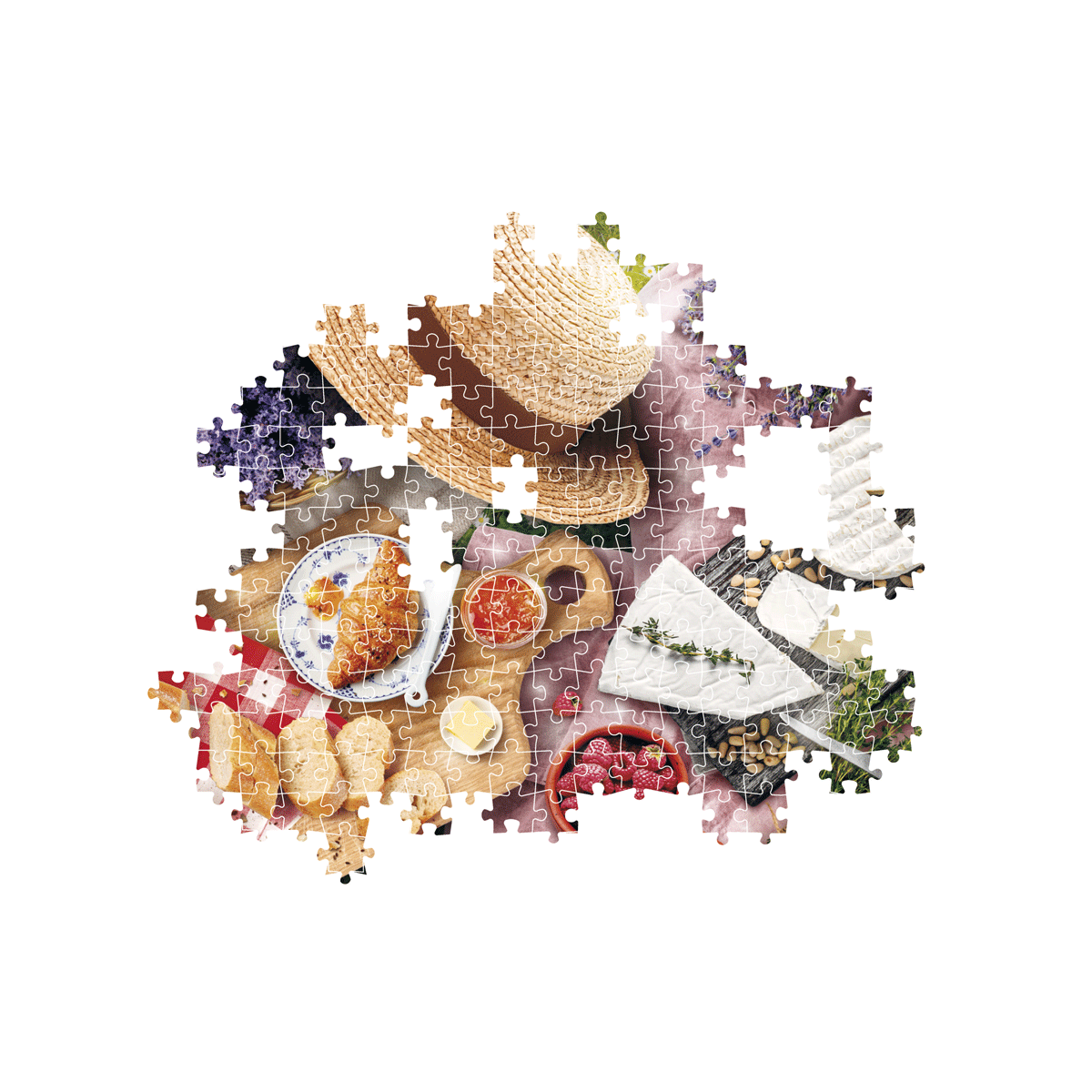 Clementoni puzzle high quality collection - a taste of provence - 1000 pezzi, puzzle adulti - CLEMENTONI