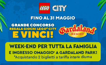 Scopri LEGO CITY, puoi vincere un week end a Gardaland