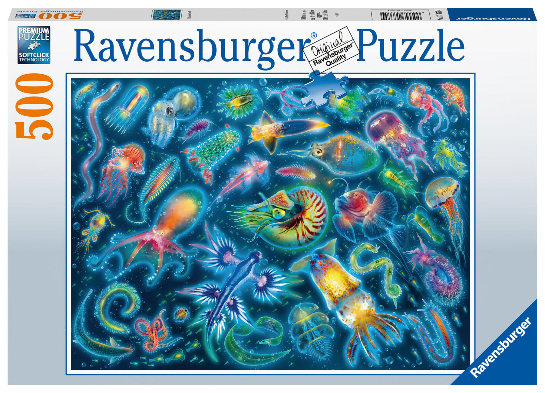 Ravensburger - puzzle meduse, 500 pezzi, puzzle adulti - RAVENSBURGER