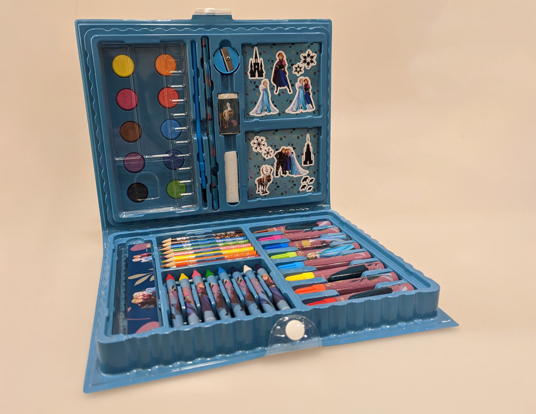 Disney Valigetta Colori per Bambini Kit Colori per Disegnare e Dipingere  Set Pennarelli Matite Pastelli Acquerelli delle Principesse : :  Giochi e giocattoli