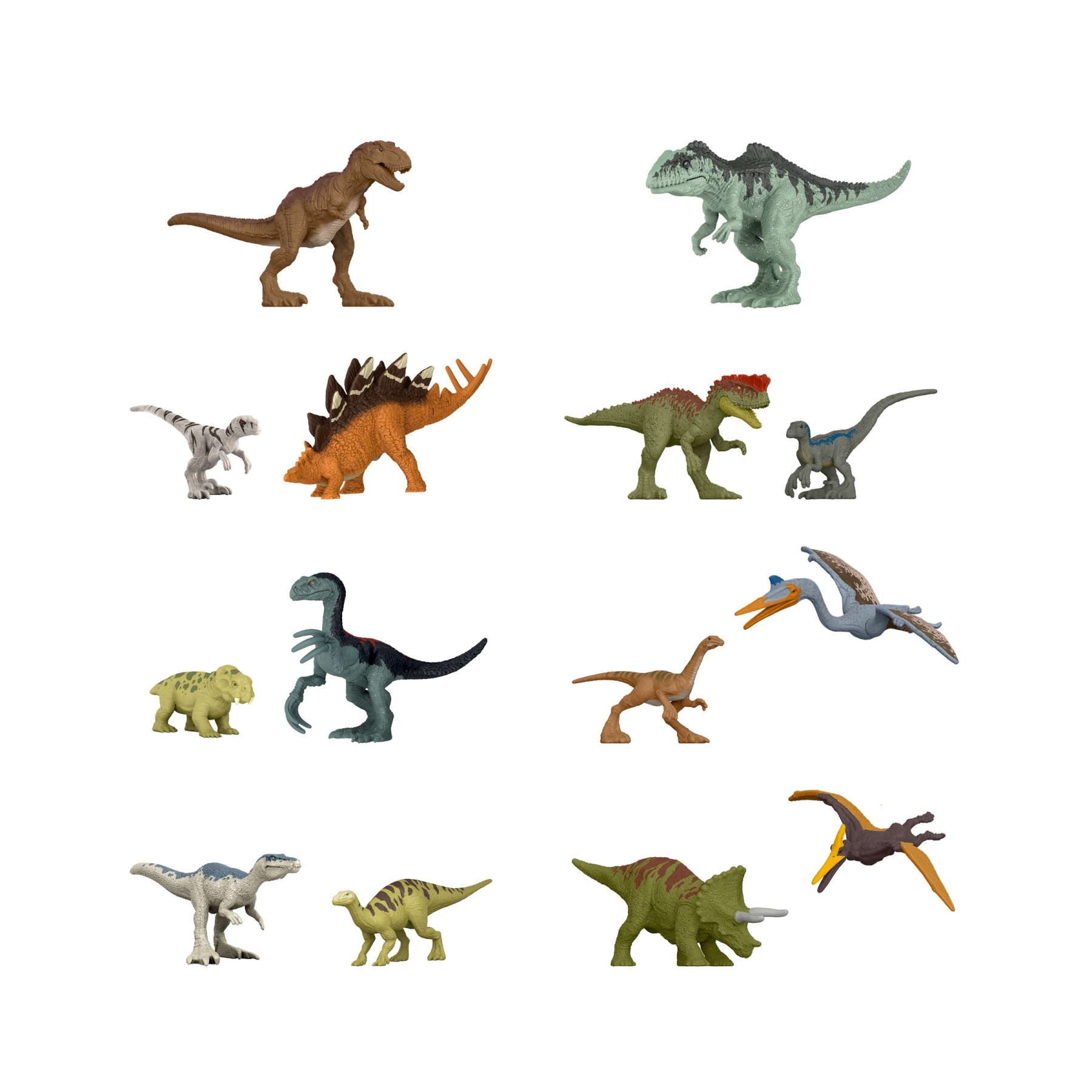 Jurassic world - mini dino assortimento, mini dinosauri con 1 punto di articolazione, tutti da collezionare, giocattolo per bambini, 3+ anni, gwp38 - Jurassic World